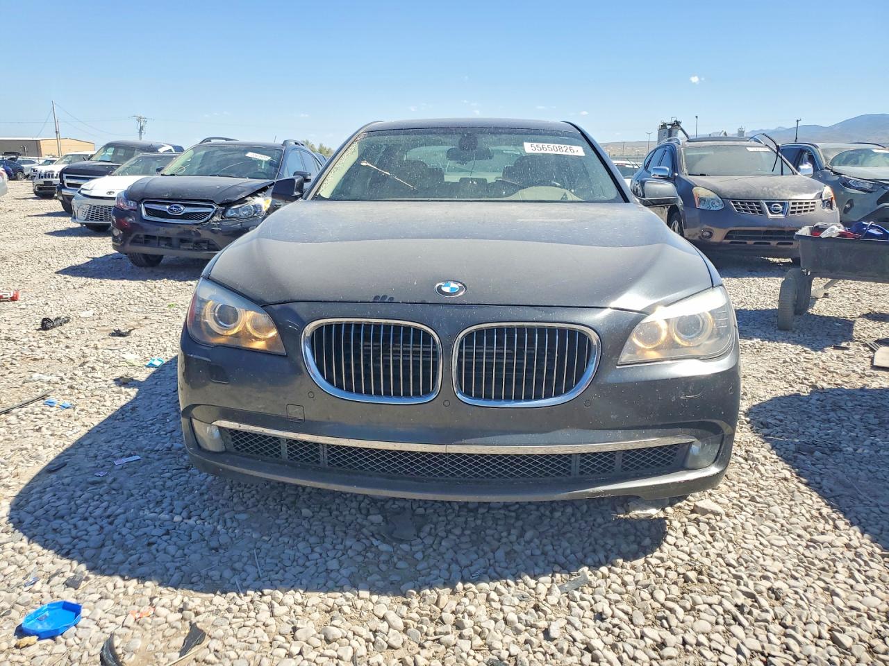 2011 Bmw 750 Lxi Black vin: WBAKC8C57BC434114