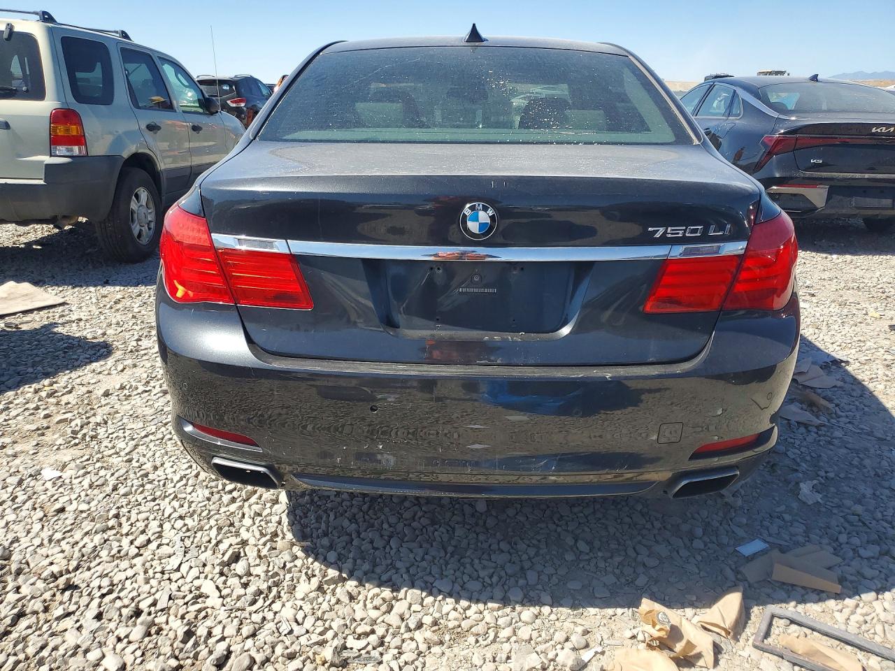 2011 Bmw 750 Lxi Black vin: WBAKC8C57BC434114