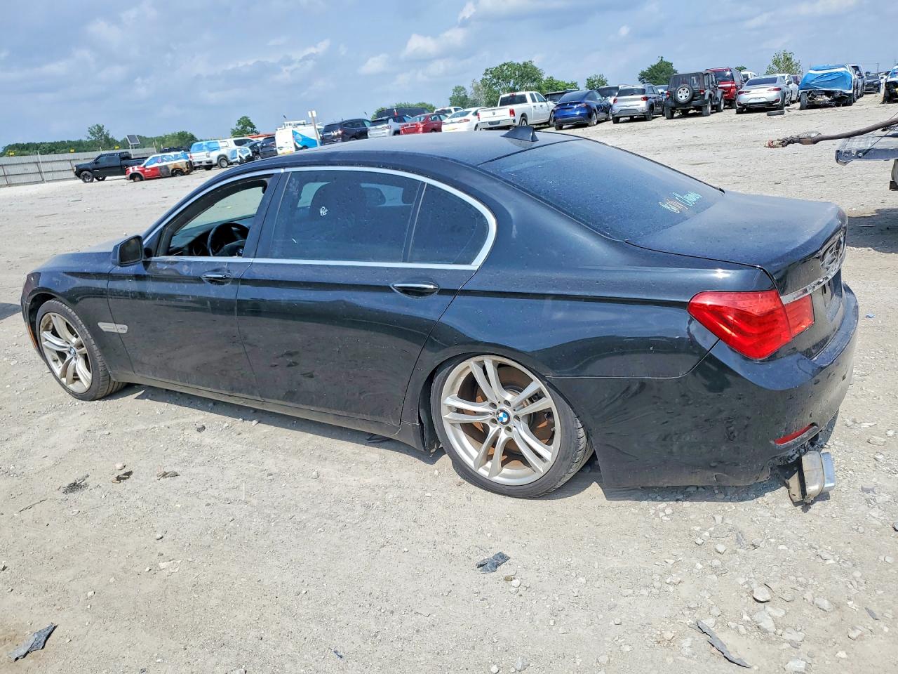 2011 Bmw 750 Lxi Black vin: WBAKC8C57BC434422