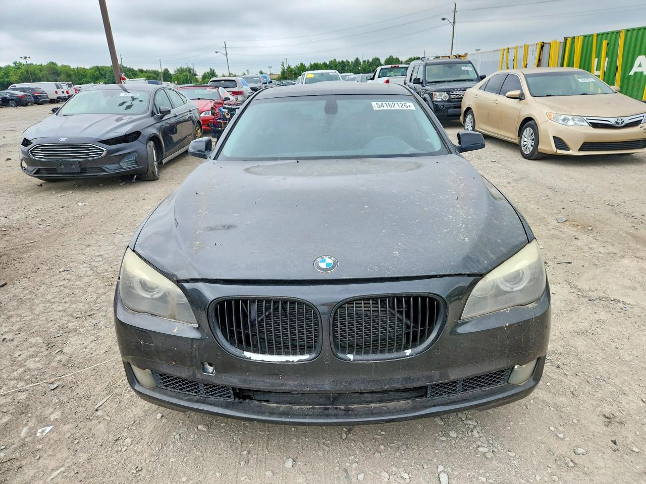 2011 Bmw 750 Lxi Black vin: WBAKC8C57BC434422