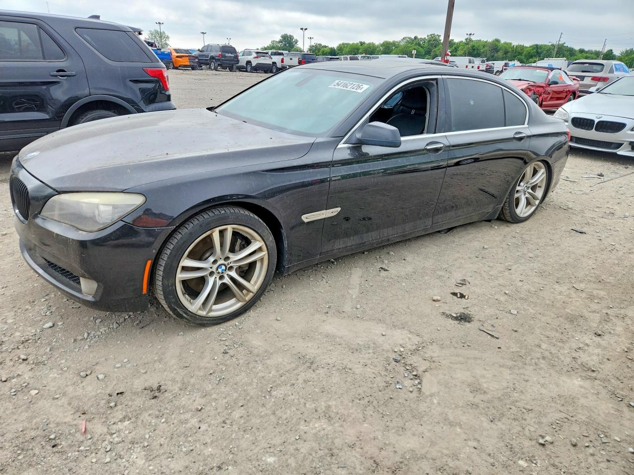 2011 Bmw 750 Lxi Black vin: WBAKC8C57BC434422
