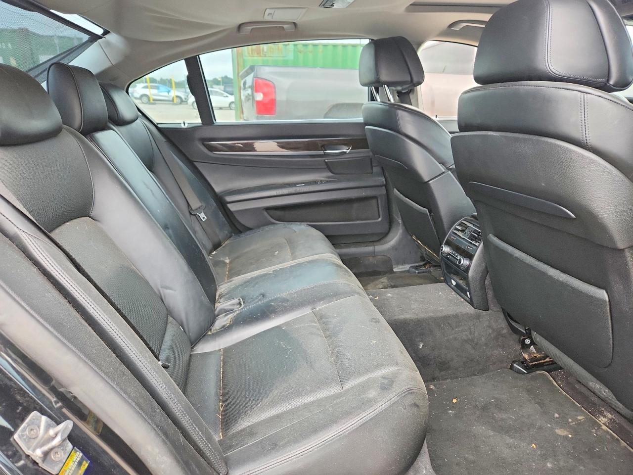 2011 Bmw 750 Lxi Black vin: WBAKC8C57BC434422