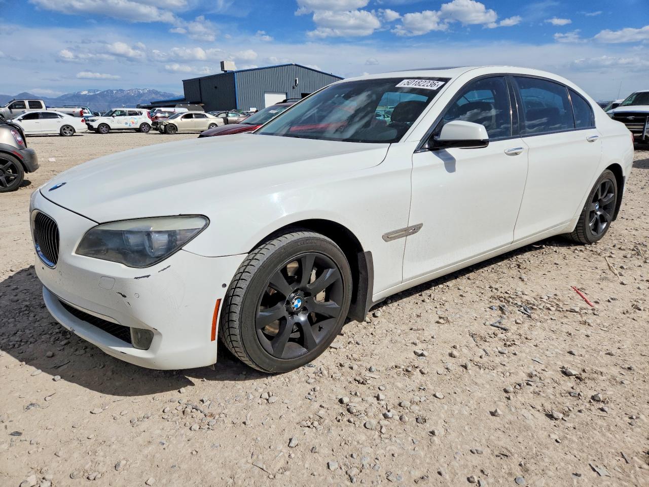 2010 Bmw 750 Li Xdrive White vin: WBAKC8C58AC430832