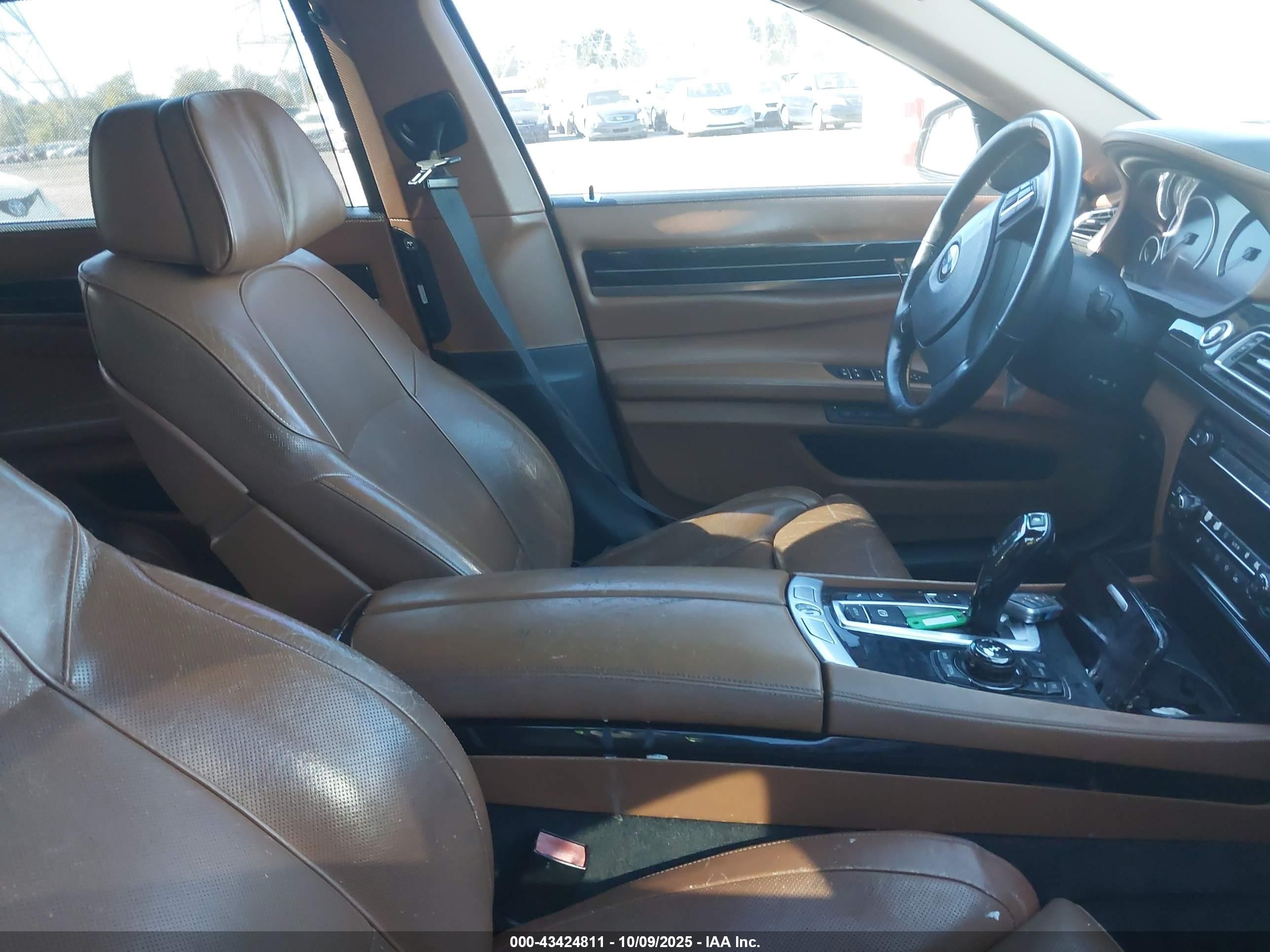 2011 Bmw 750li Xdrive Black vin: WBAKC8C58BC432193
