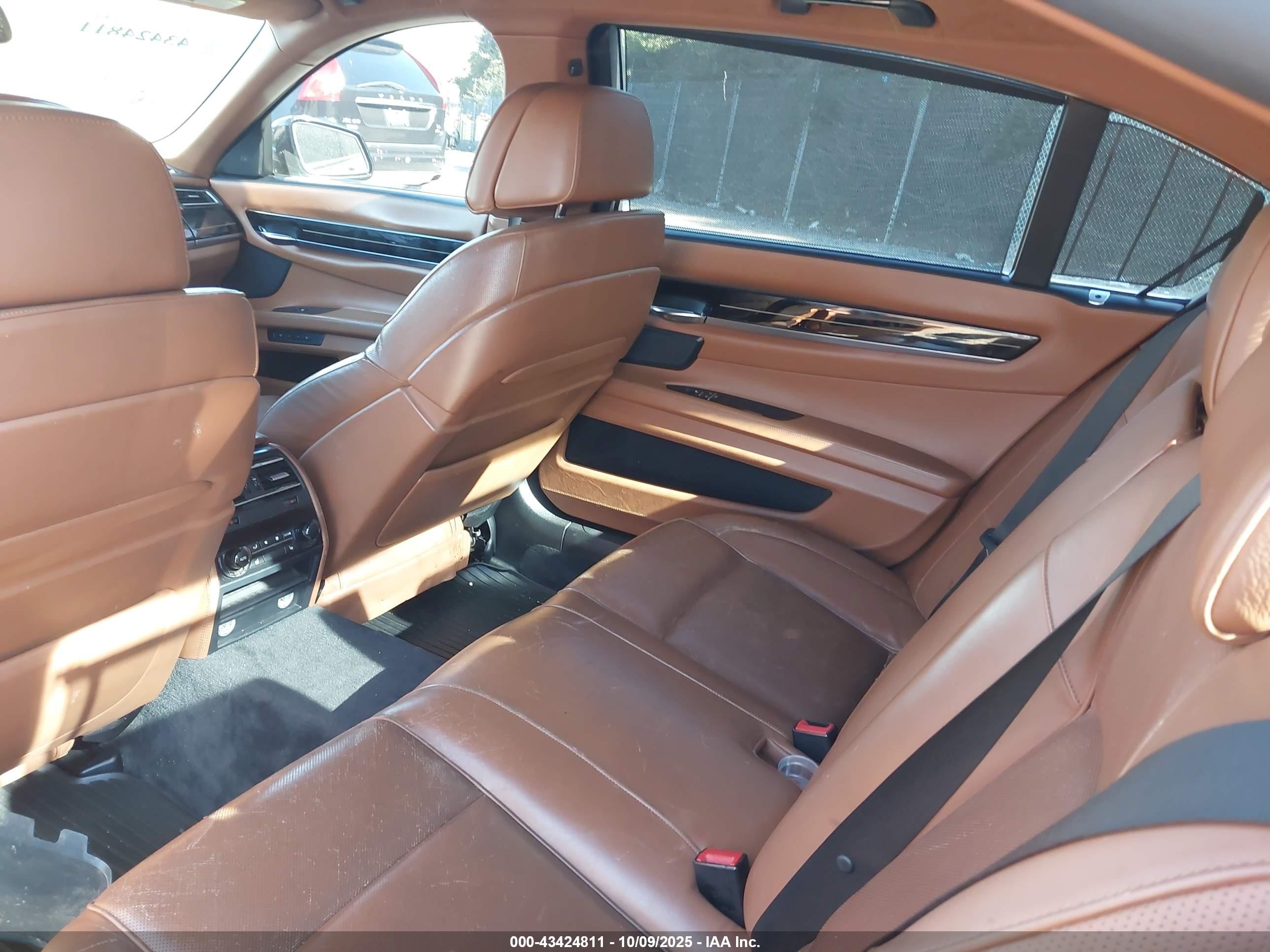 2011 Bmw 750li Xdrive Black vin: WBAKC8C58BC432193