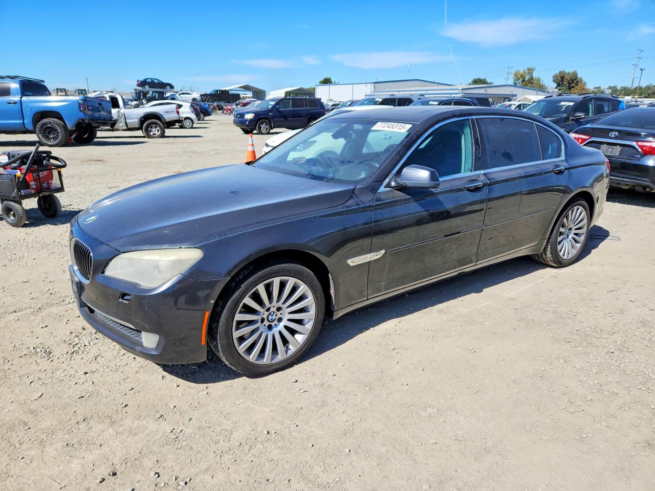 2011 Bmw 750 Lxi Charcoal vin: WBAKC8C58BC433313