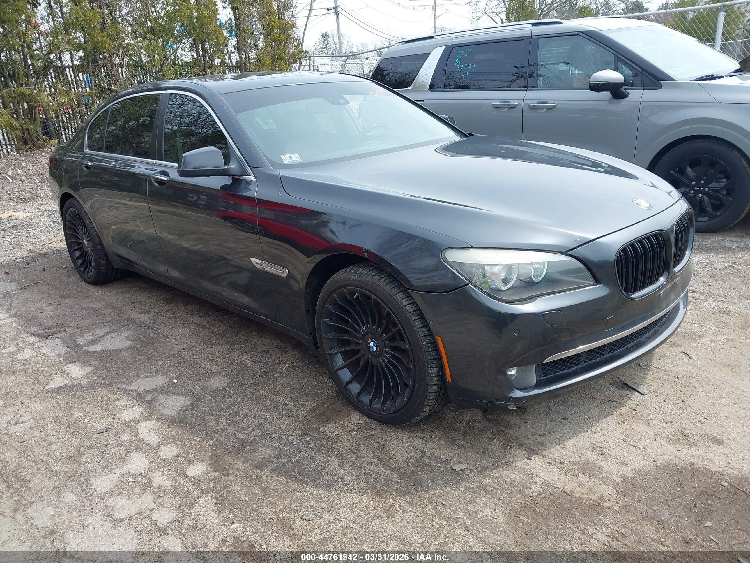 2011 Bmw 750li Xdrive Black vin: WBAKC8C59BC433983