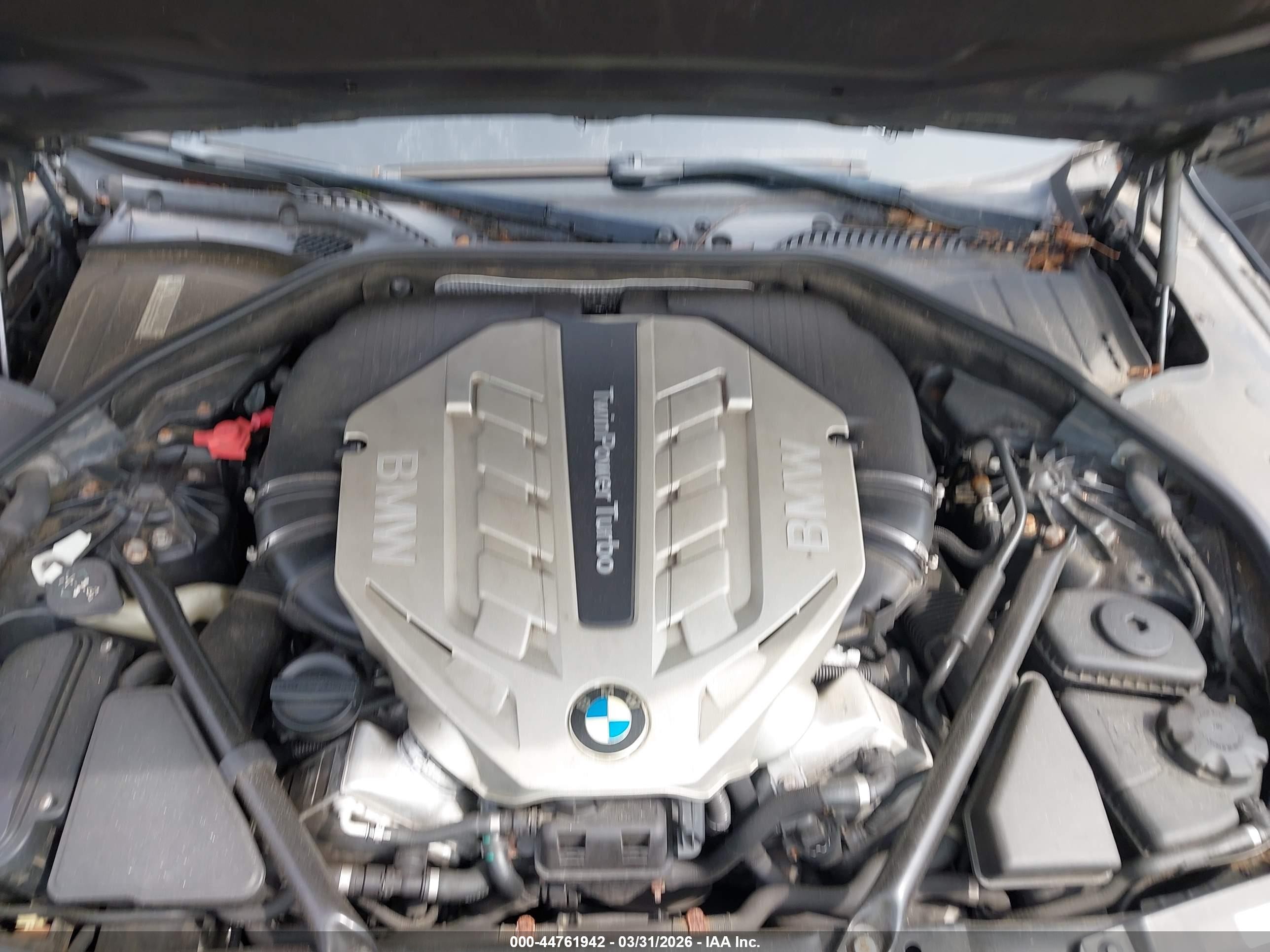 2011 Bmw 750li Xdrive Black vin: WBAKC8C59BC433983