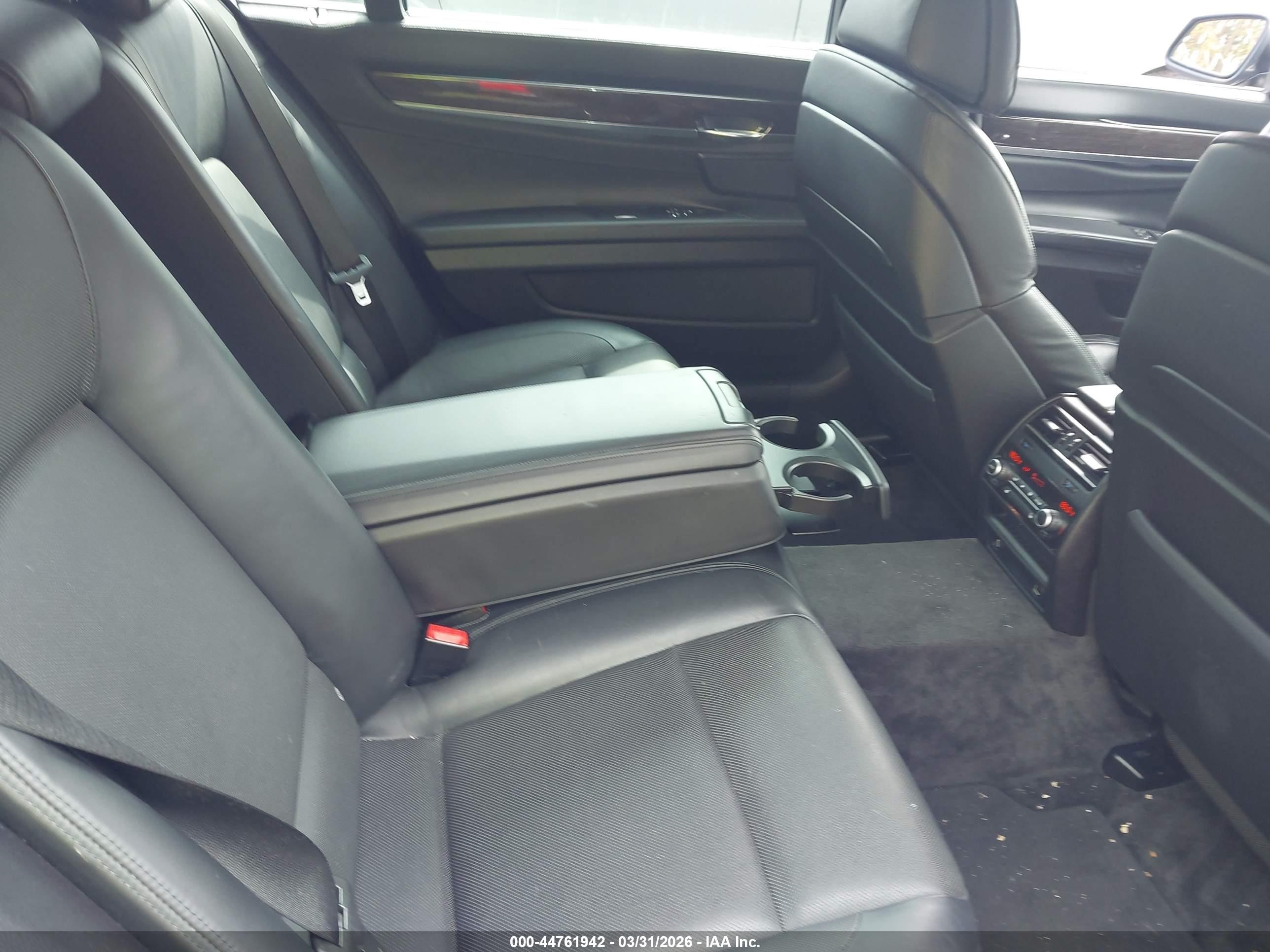 2011 Bmw 750li Xdrive Black vin: WBAKC8C59BC433983