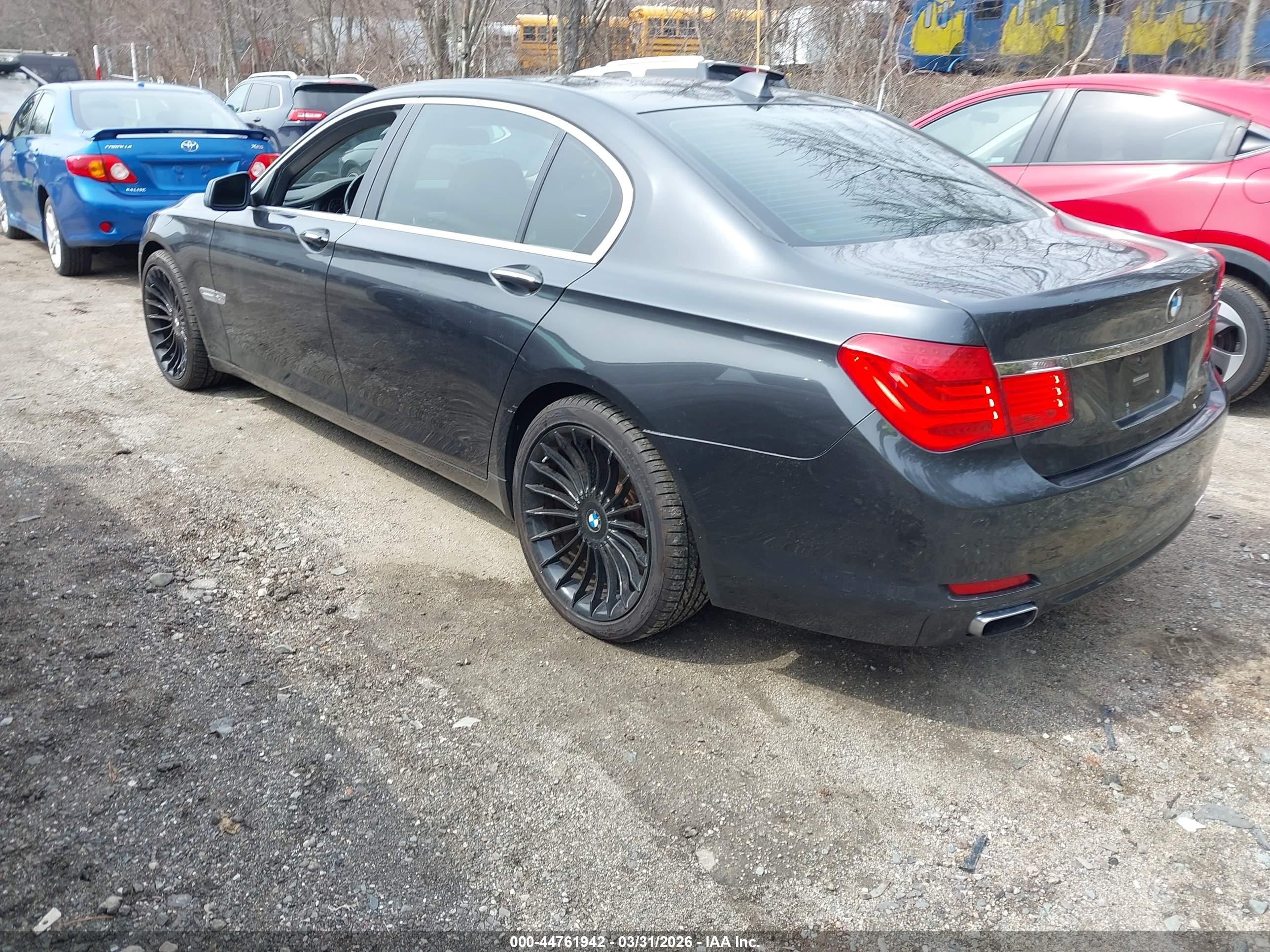 2011 Bmw 750li Xdrive Black vin: WBAKC8C59BC433983