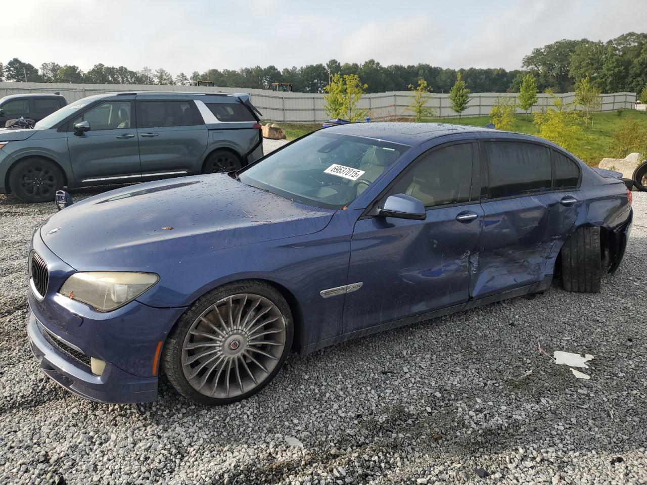 2011 Bmw Alpina B7 Blue vin: WBAKC8C59BC449035
