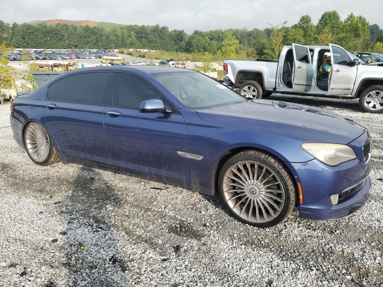 2011 Bmw Alpina B7 Blue vin: WBAKC8C59BC449035