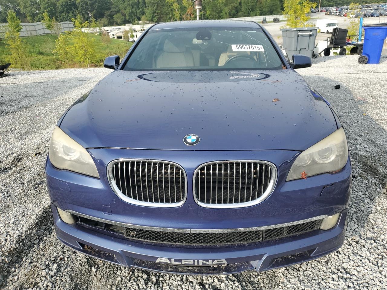 2011 Bmw Alpina B7 Blue vin: WBAKC8C59BC449035