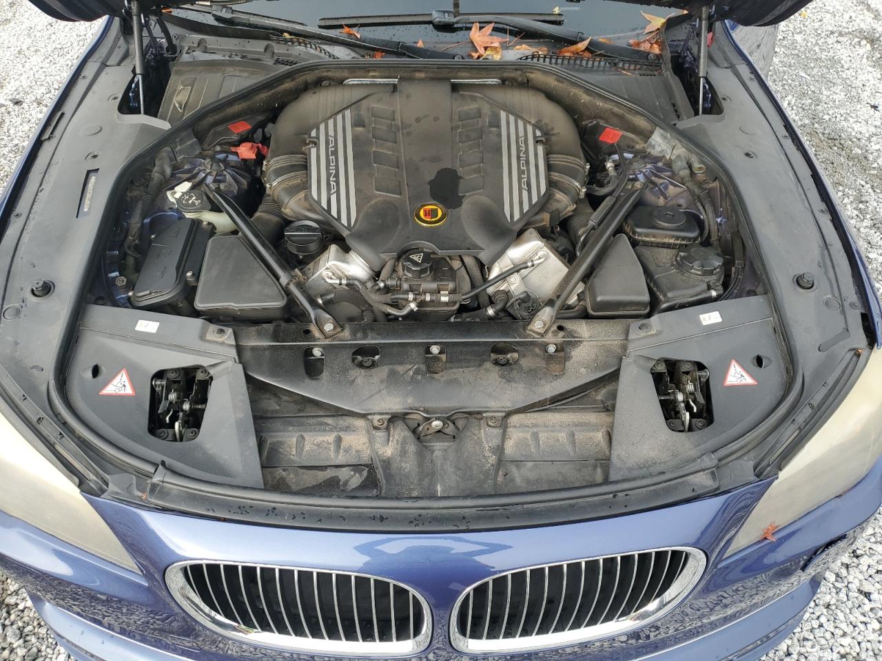 2011 Bmw Alpina B7 Blue vin: WBAKC8C59BC449035