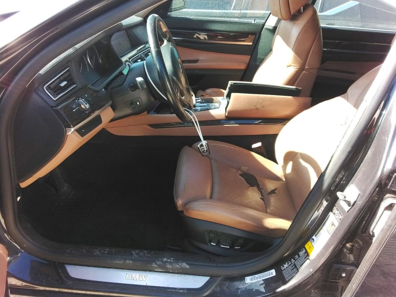 2012 Bmw 750 Lxi Серый vin: WBAKC8C59CC435458