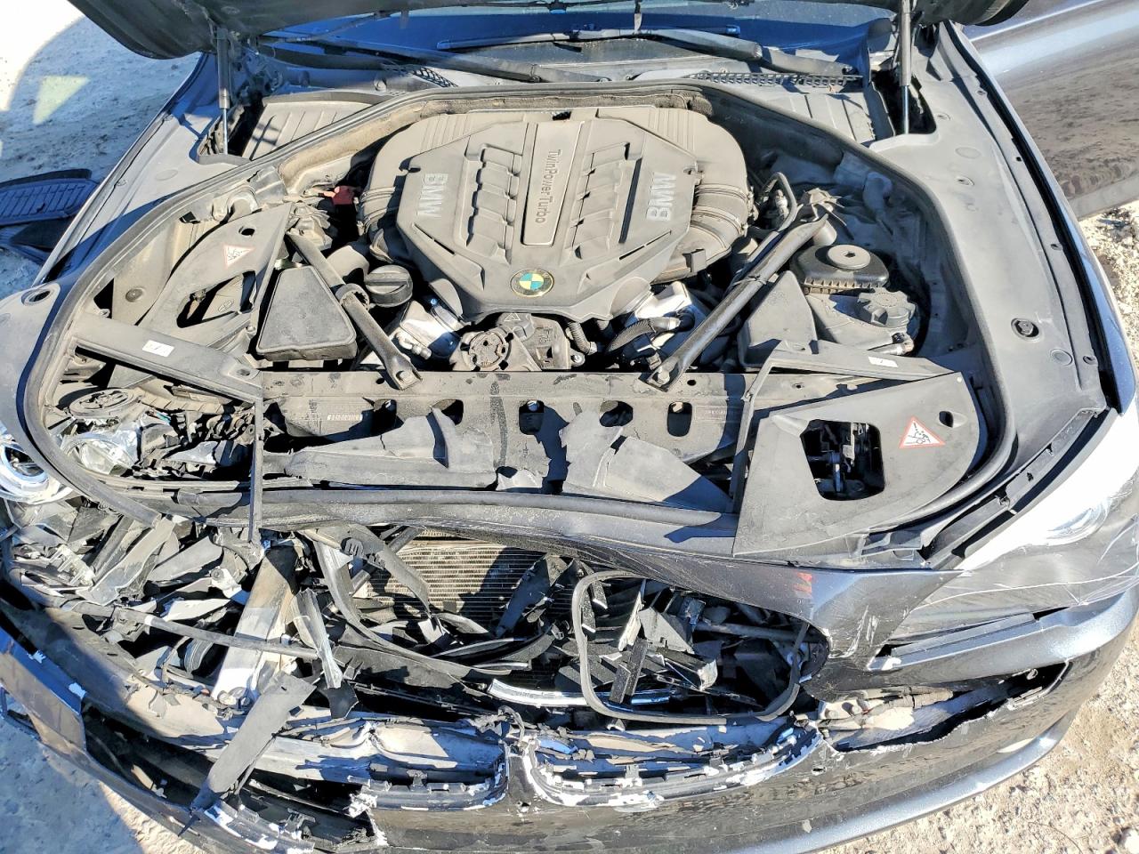 2012 Bmw 750 Lxi Серый vin: WBAKC8C59CC435458
