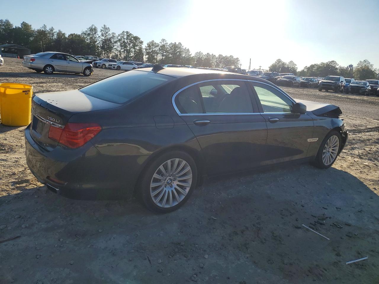 2012 Bmw 750 Lxi Серый vin: WBAKC8C59CC435458