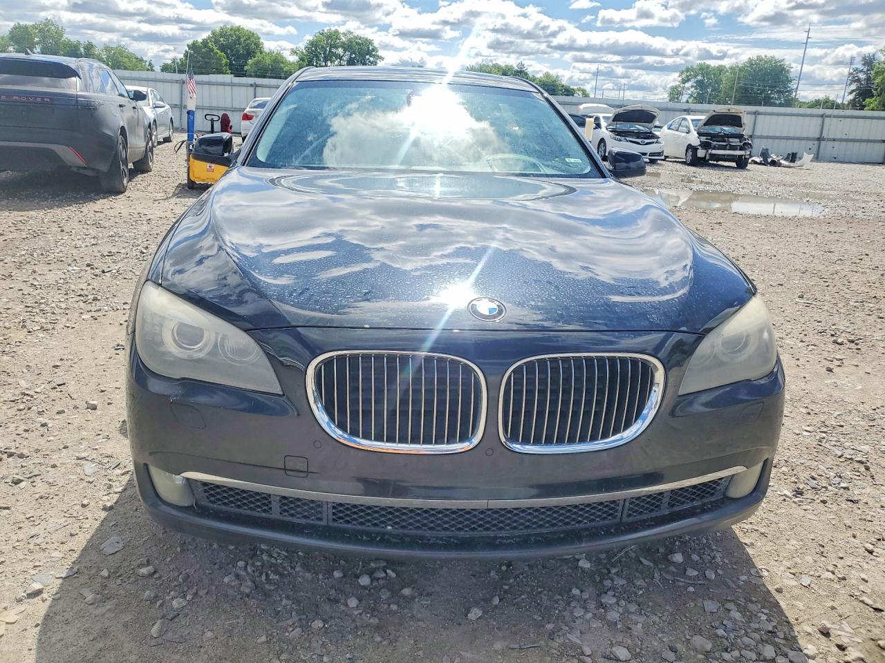2012 Bmw 750 Lxi Black vin: WBAKC8C59CC435945
