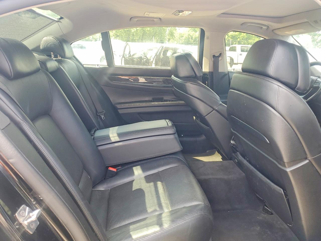 2012 Bmw 750 Lxi Black vin: WBAKC8C59CC435945