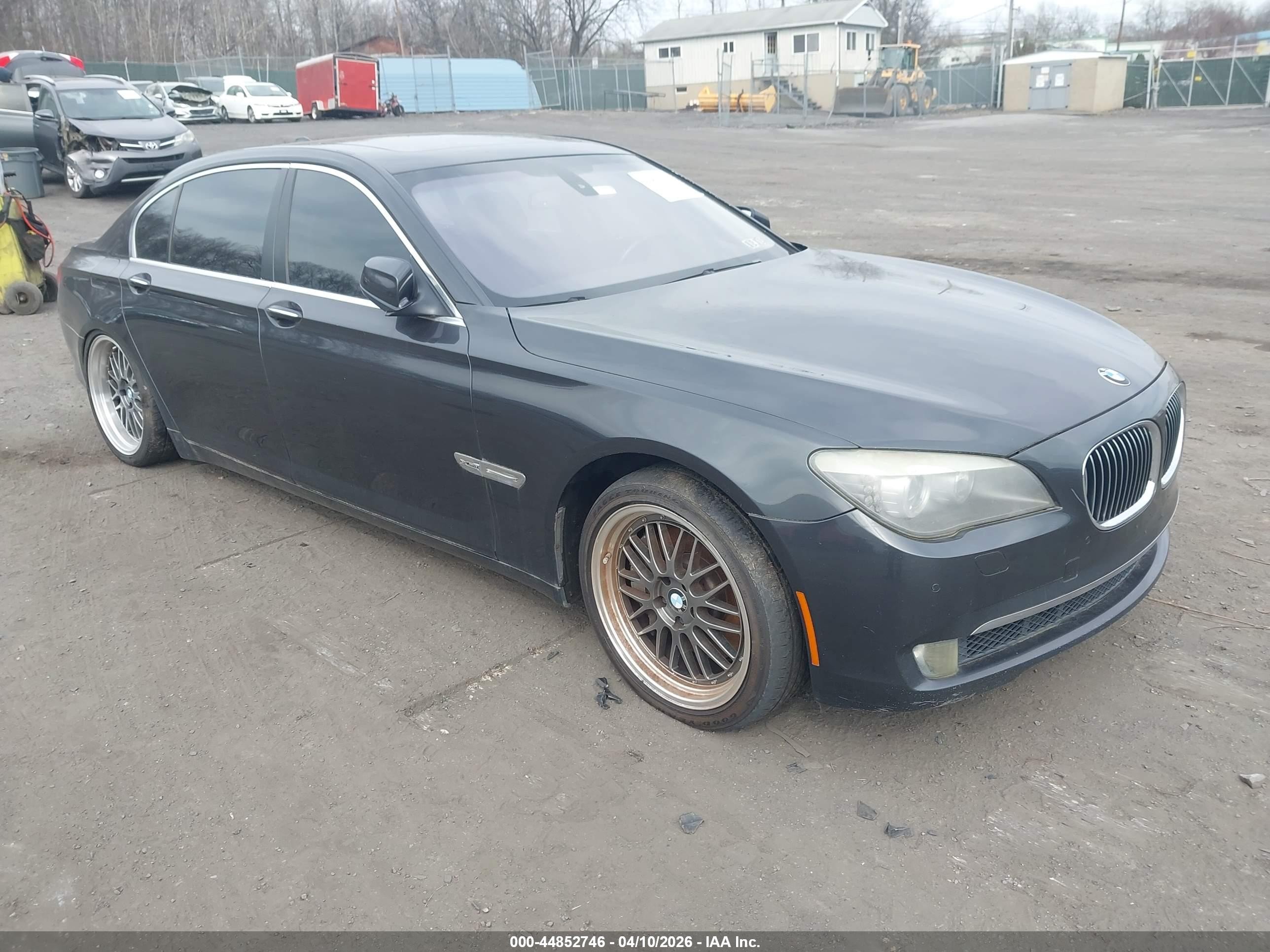 2012 Bmw 750li Xdrive Gray vin: WBAKC8C59CC436447