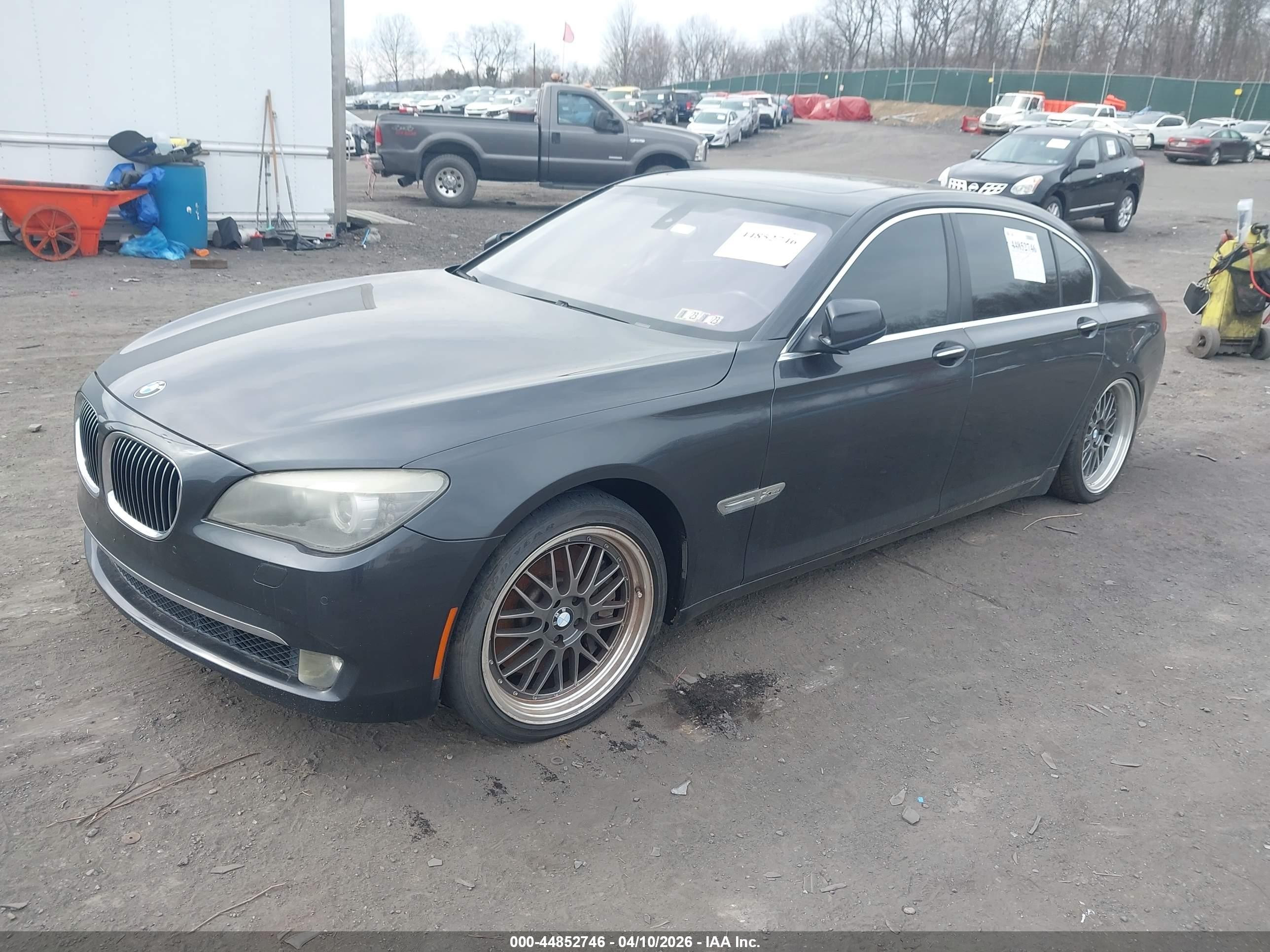 2012 Bmw 750li Xdrive Gray vin: WBAKC8C59CC436447