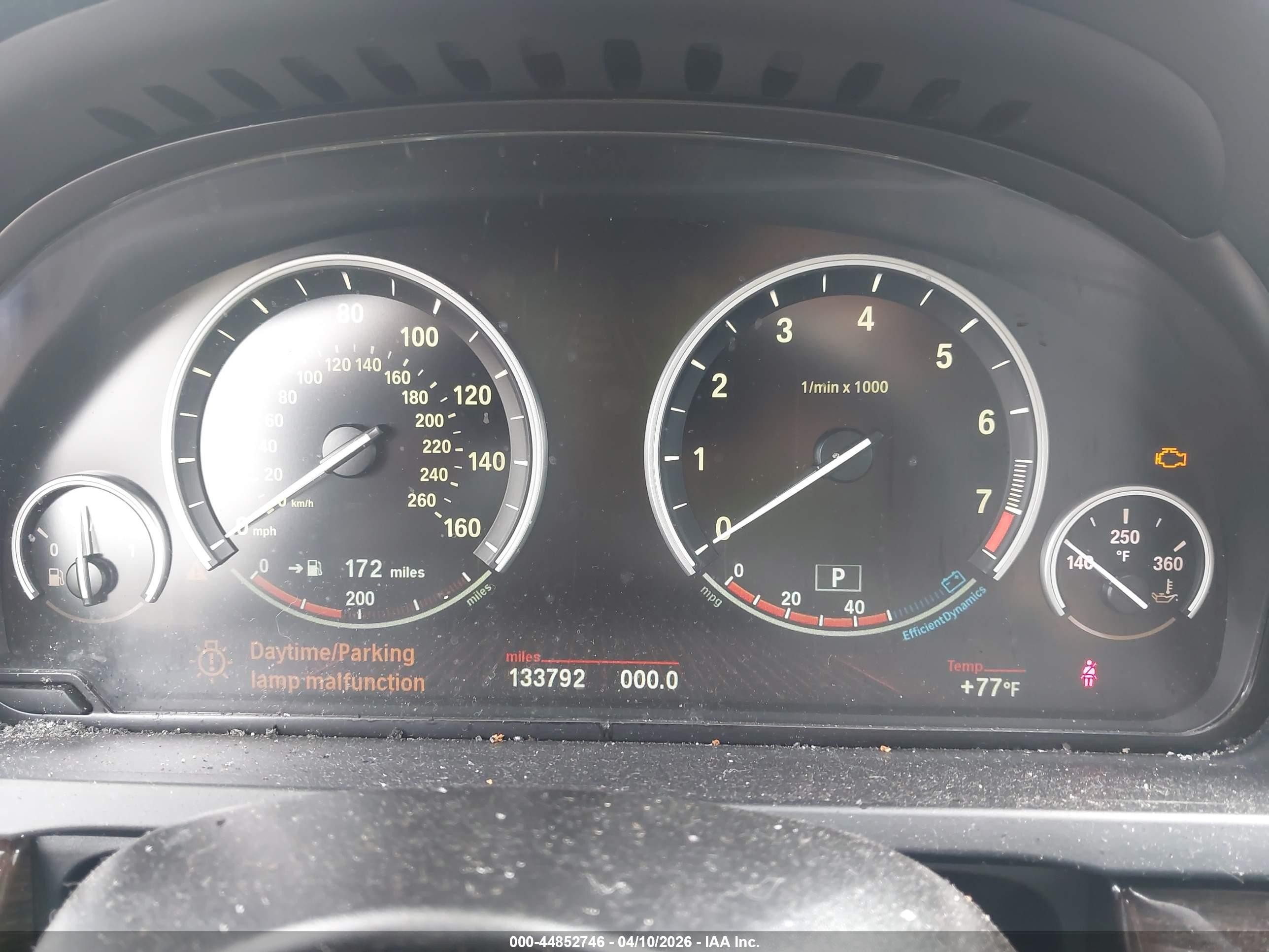 2012 Bmw 750li Xdrive Gray vin: WBAKC8C59CC436447