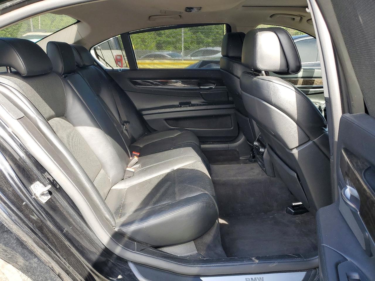 2012 Bmw 750 Lxi Black vin: WBAKC8C59CC436688