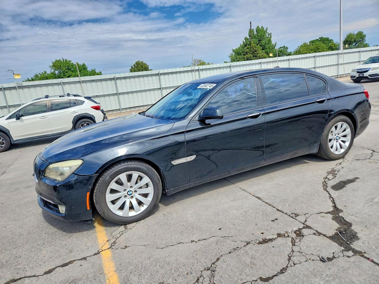 2010 Bmw 750 Li Xdrive Black vin: WBAKC8C5XAC430430