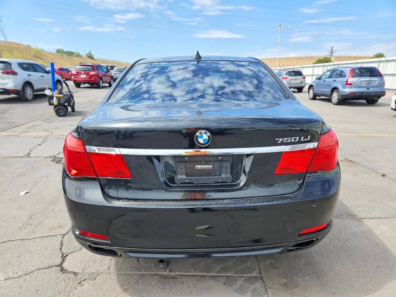 2010 Bmw 750 Li Xdrive Black vin: WBAKC8C5XAC430430