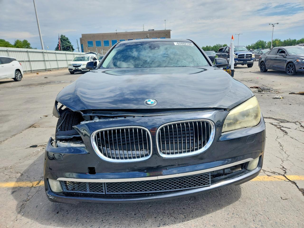 2010 Bmw 750 Li Xdrive Black vin: WBAKC8C5XAC430430