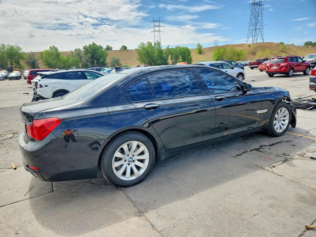 2010 Bmw 750 Li Xdrive Black vin: WBAKC8C5XAC430430