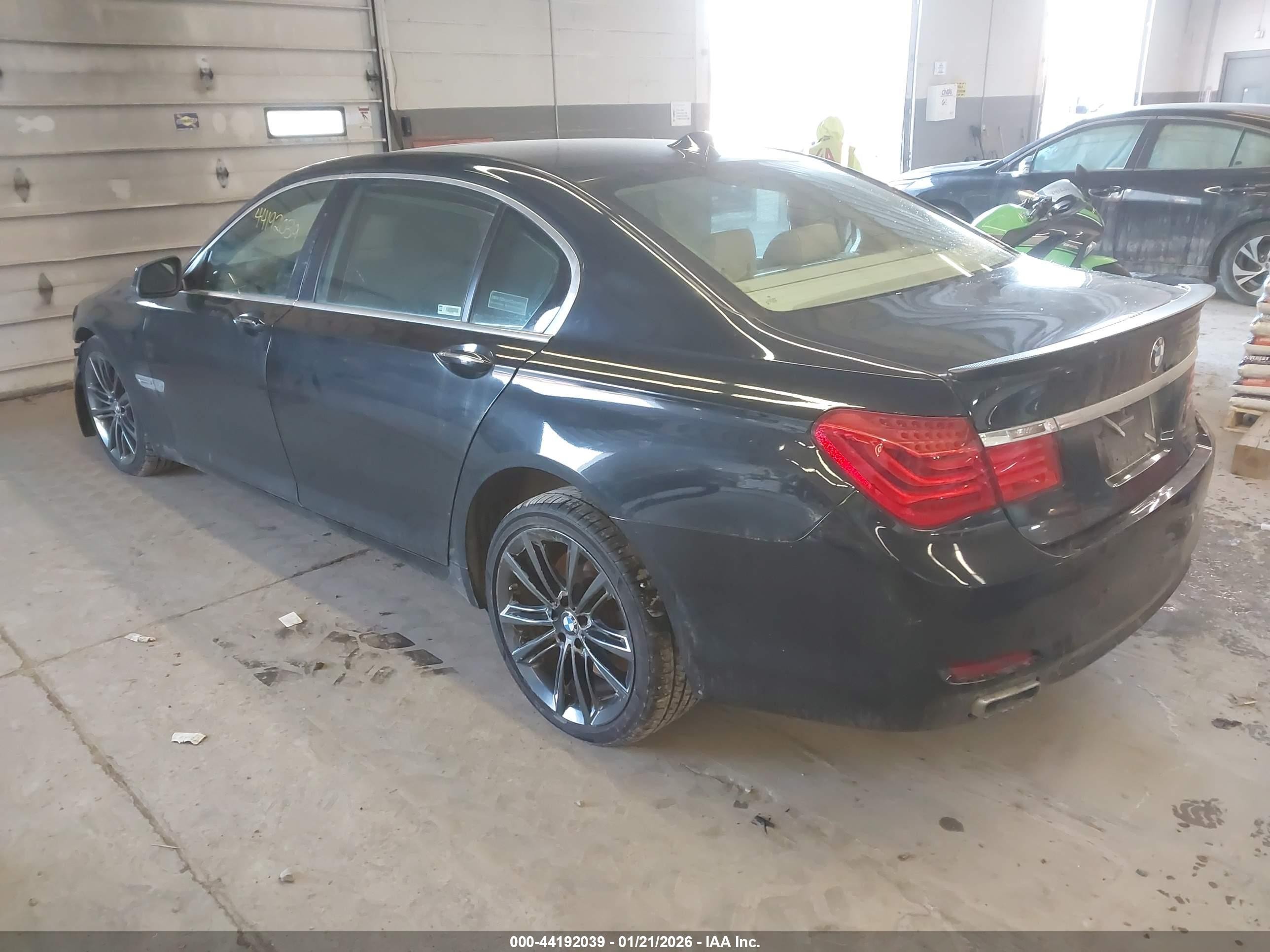 2010 Bmw 750li Xdrive Black vin: WBAKC8C5XAC430864