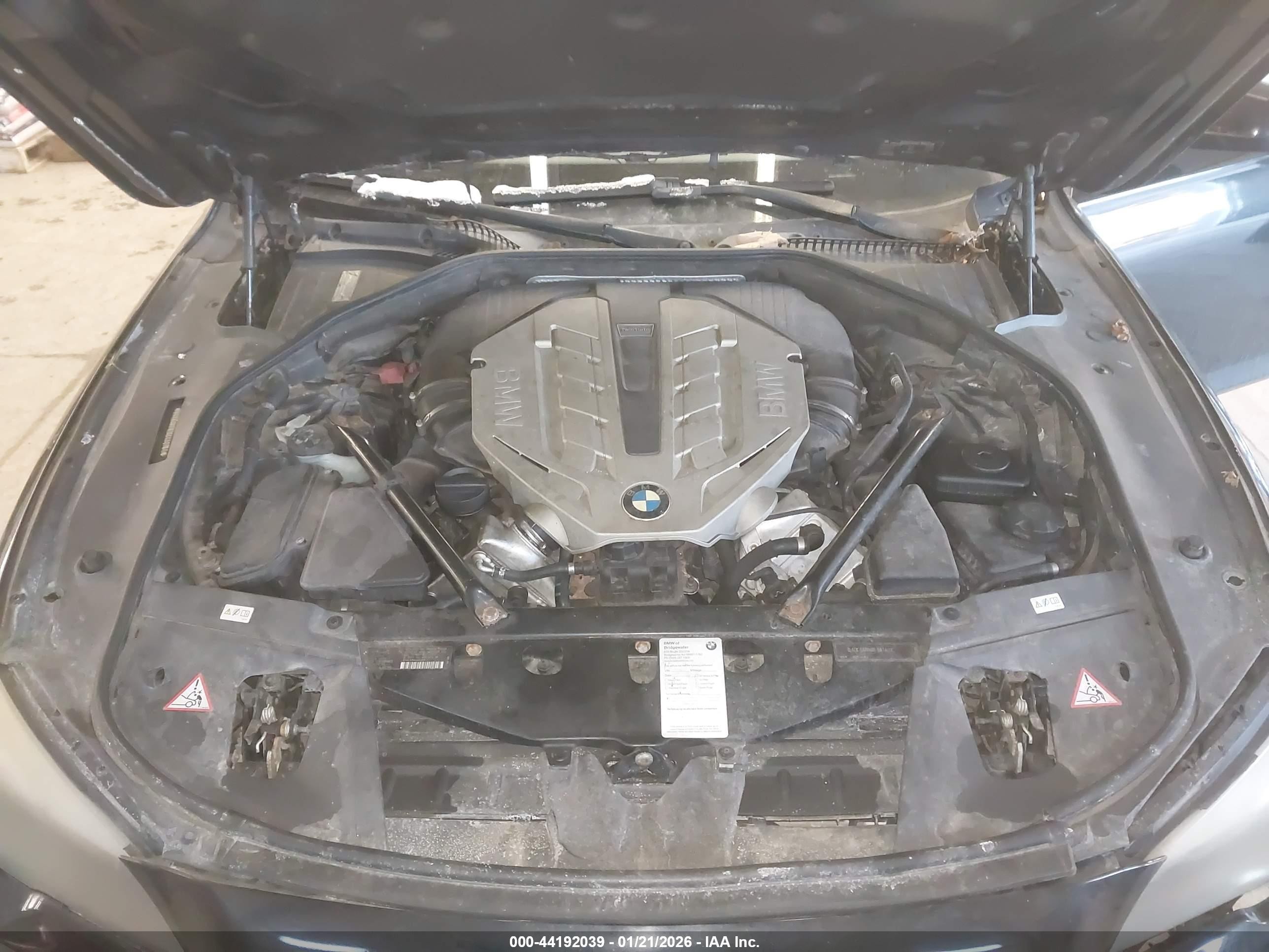 2010 Bmw 750li Xdrive Black vin: WBAKC8C5XAC430864