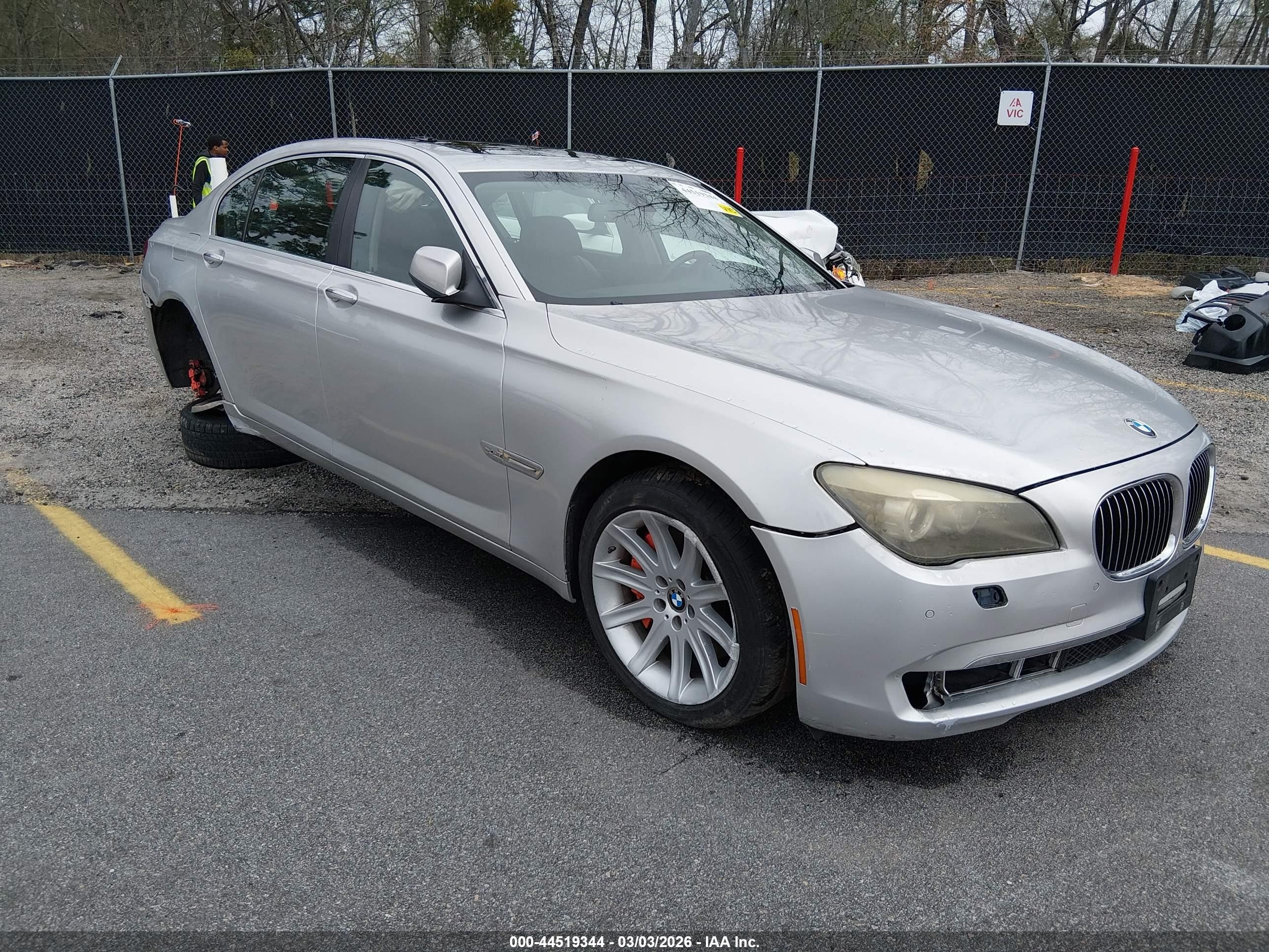 2011 Bmw 750li Xdrive Gray vin: WBAKC8C5XBC431773