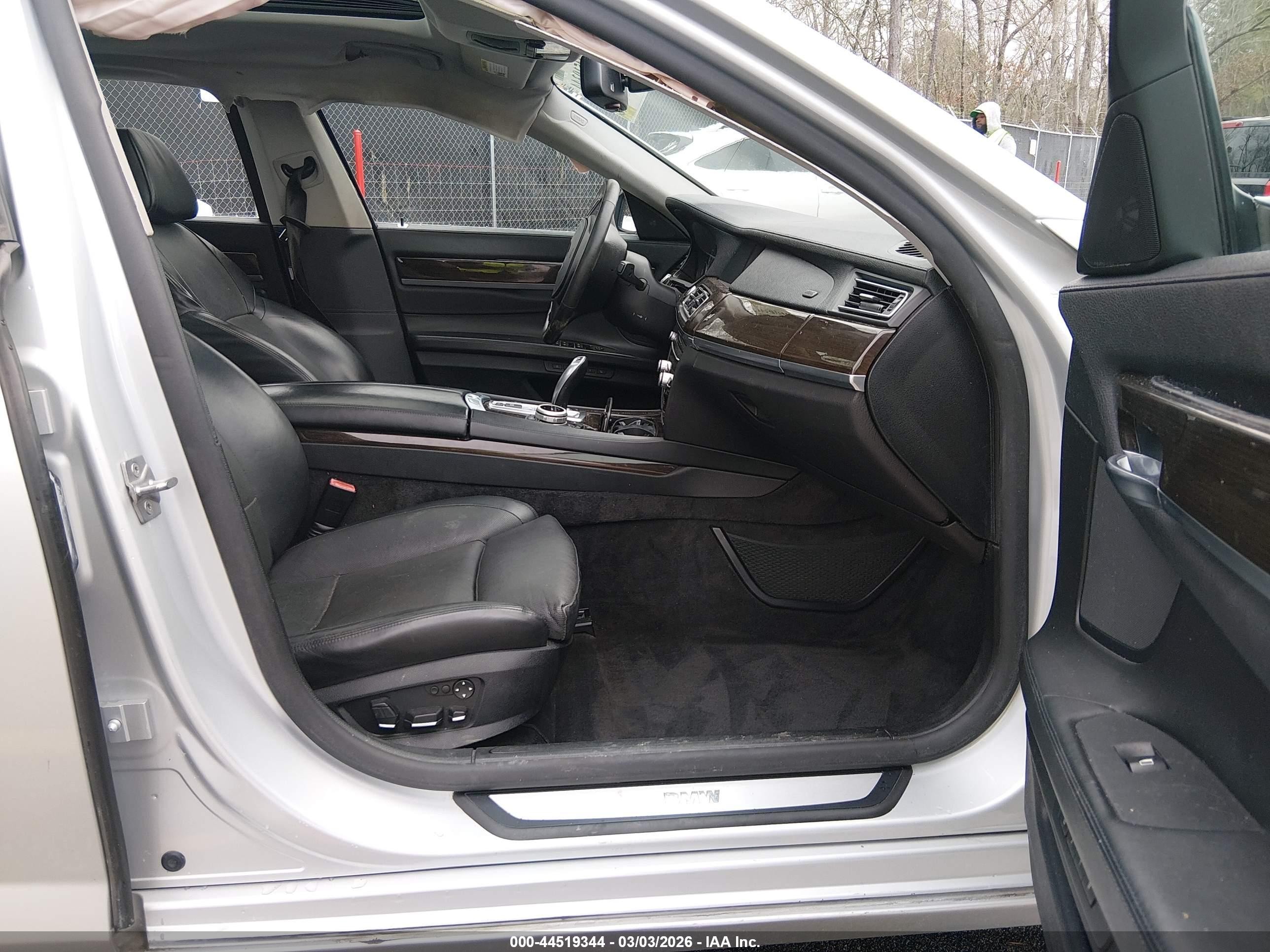 2011 Bmw 750li Xdrive Gray vin: WBAKC8C5XBC431773