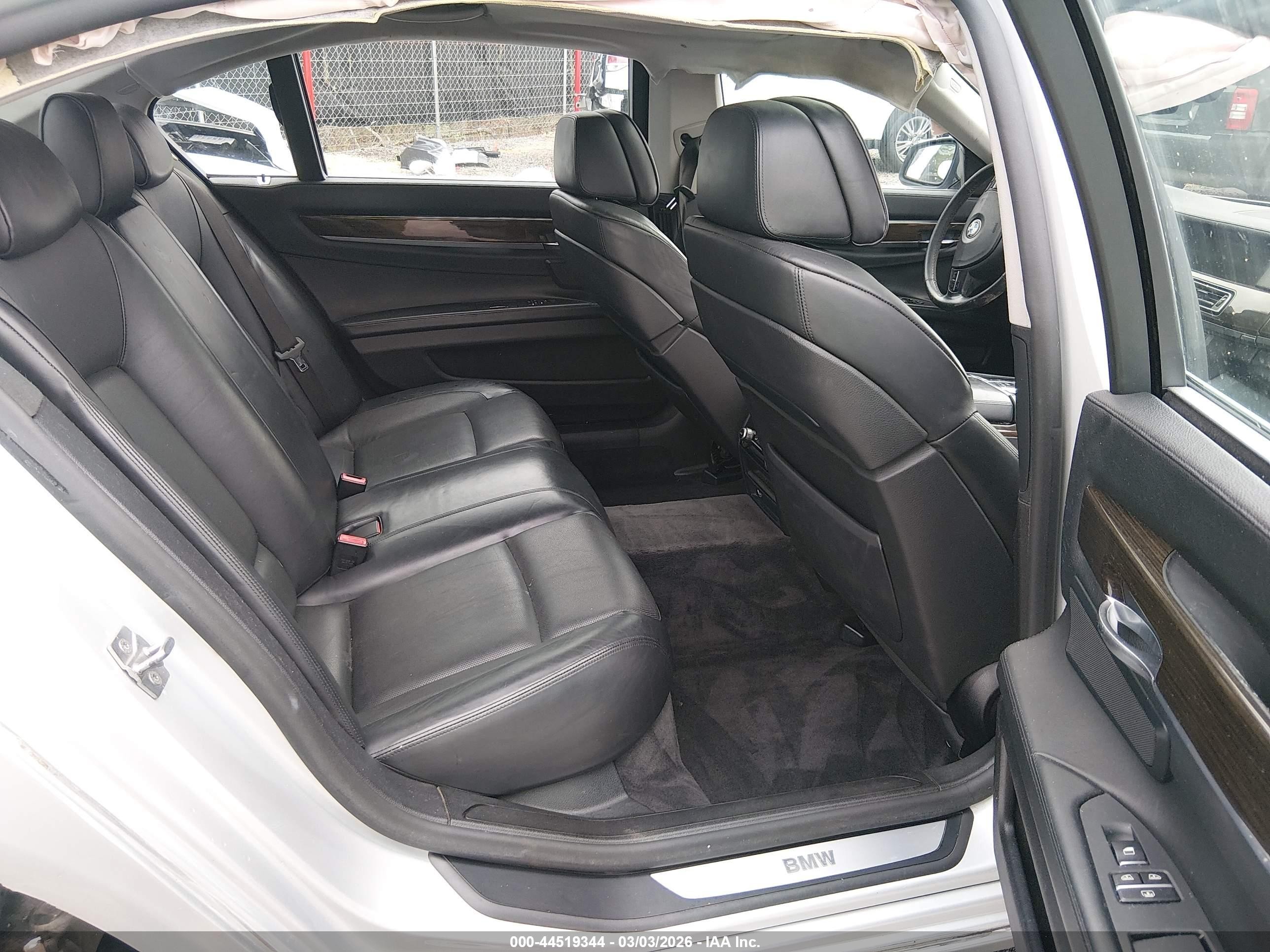 2011 Bmw 750li Xdrive Gray vin: WBAKC8C5XBC431773