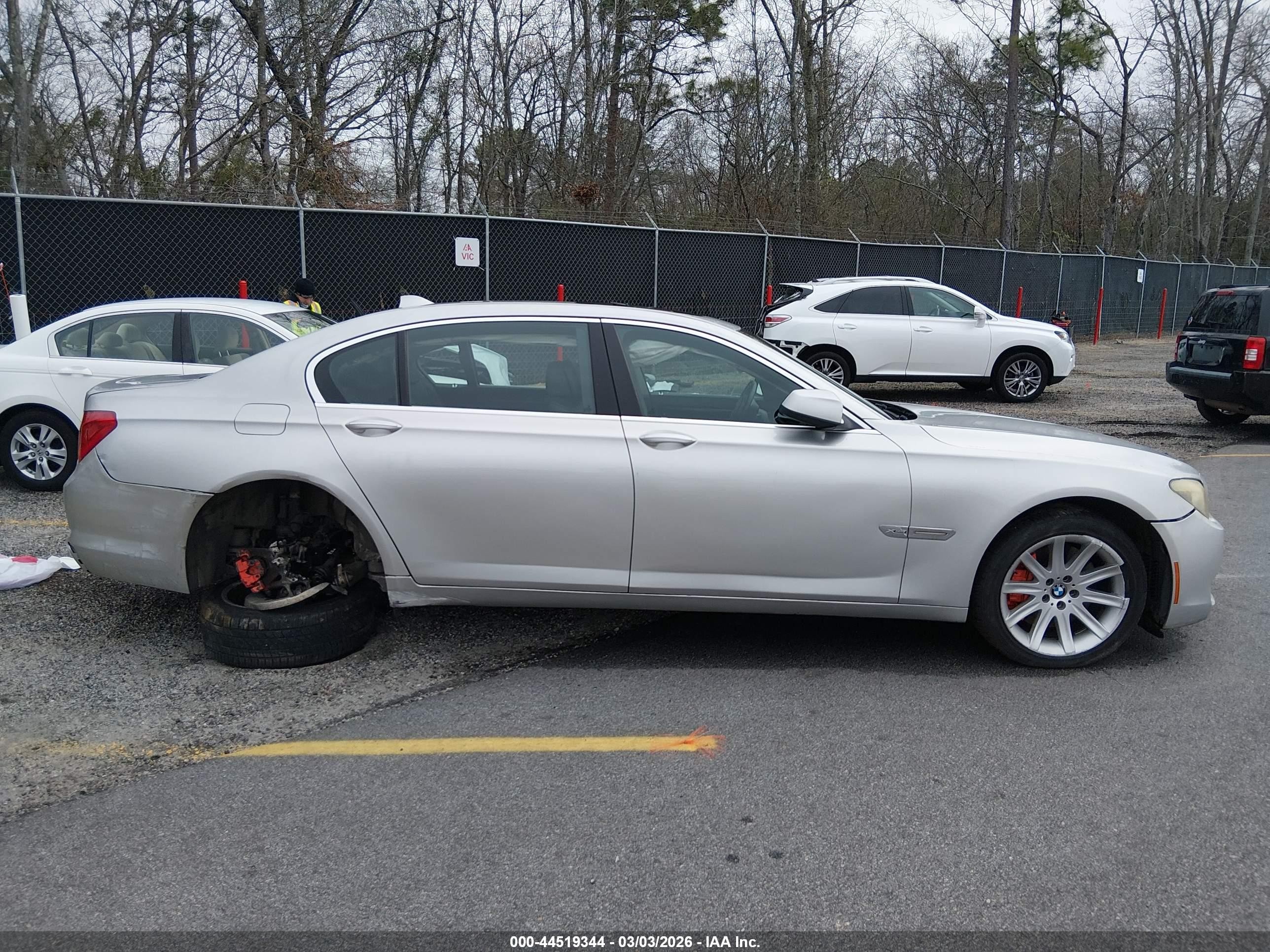 2011 Bmw 750li Xdrive Gray vin: WBAKC8C5XBC431773
