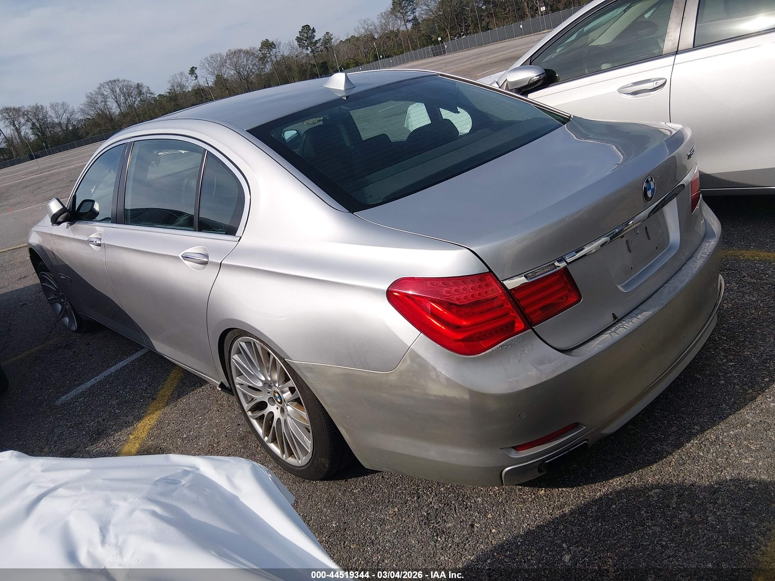 2011 Bmw 750li Xdrive Gray vin: WBAKC8C5XBC431773
