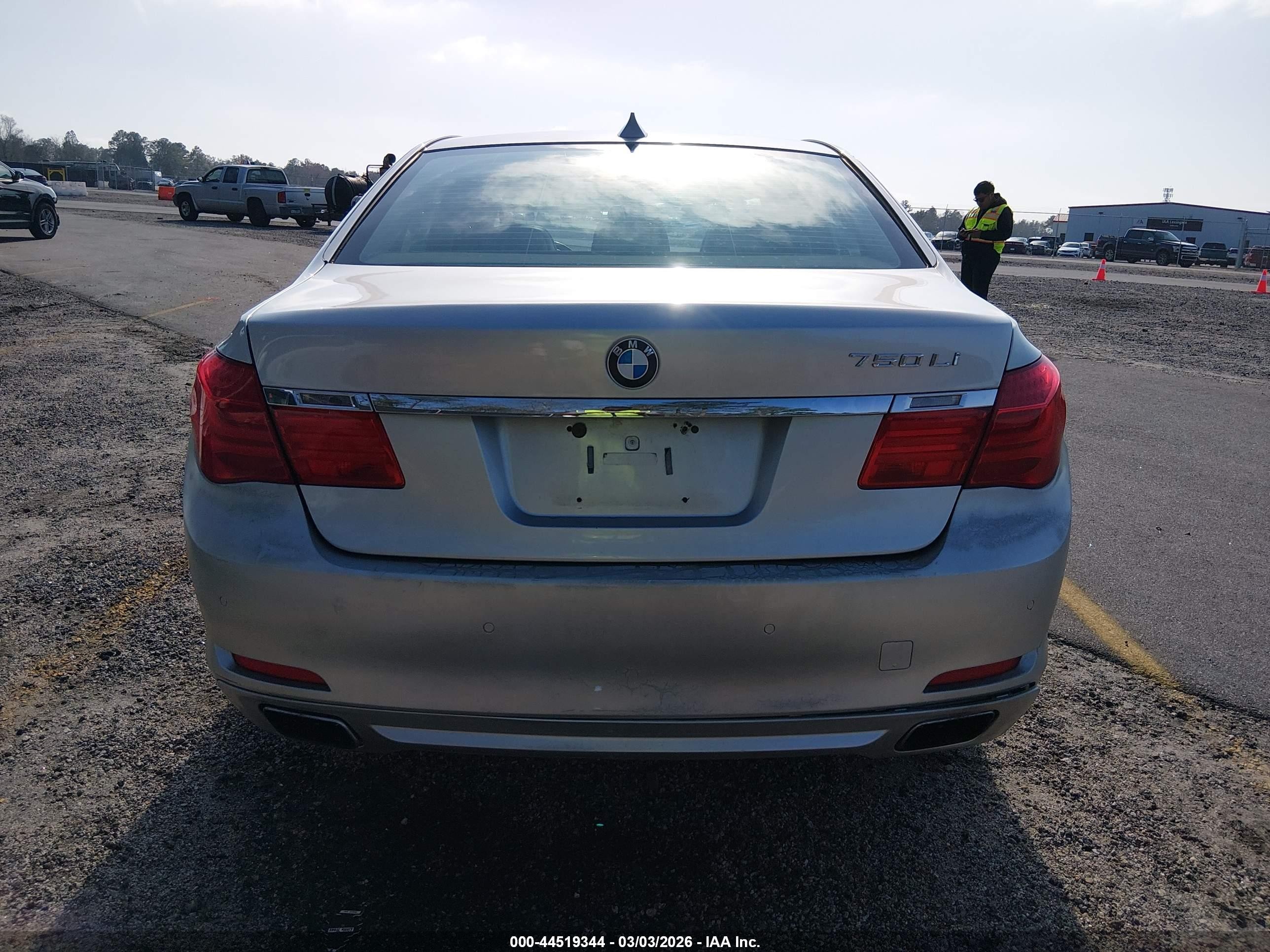 2011 Bmw 750li Xdrive Gray vin: WBAKC8C5XBC431773