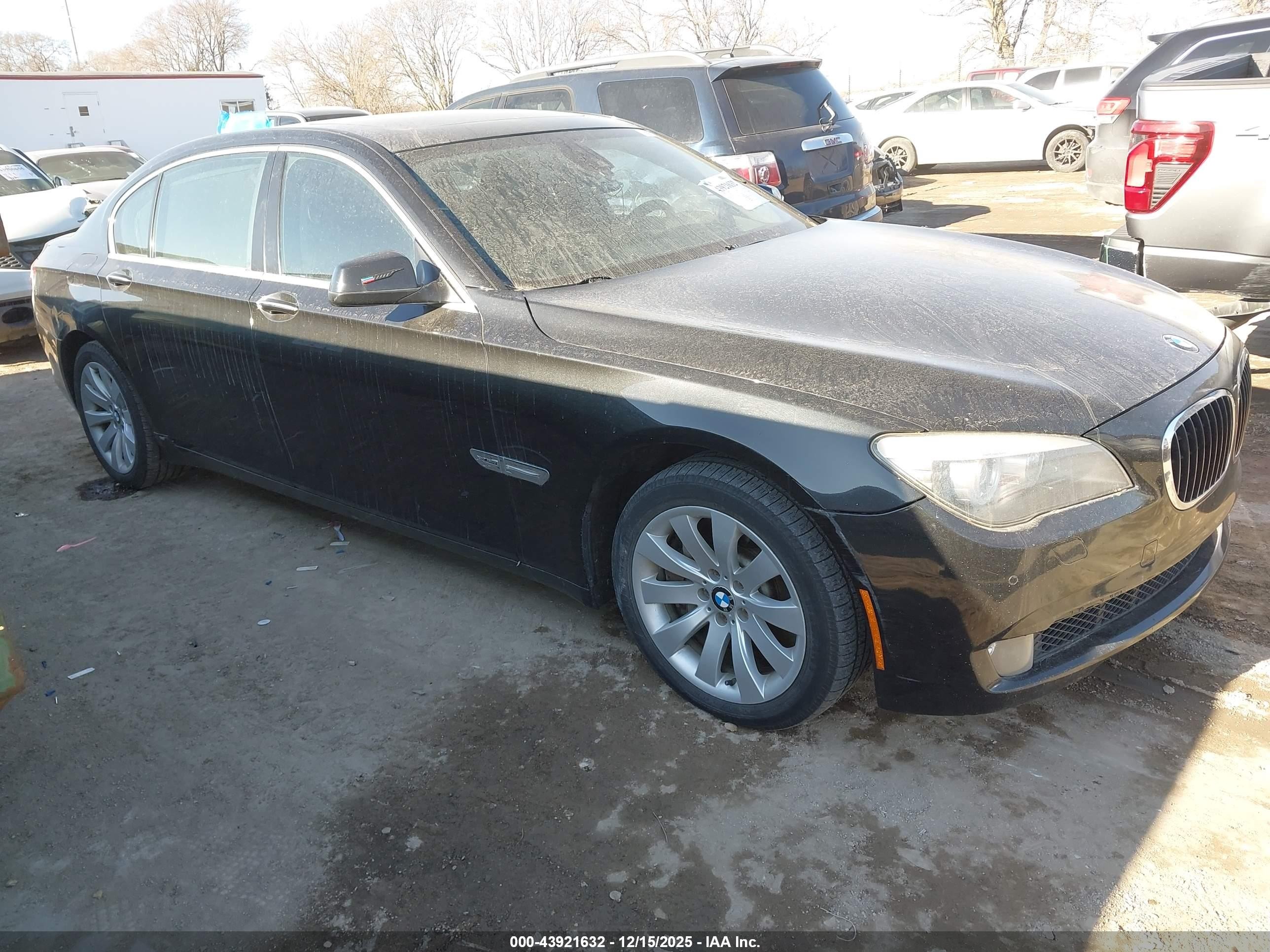 2011 Bmw 750li Xdrive Black vin: WBAKC8C5XBC433622