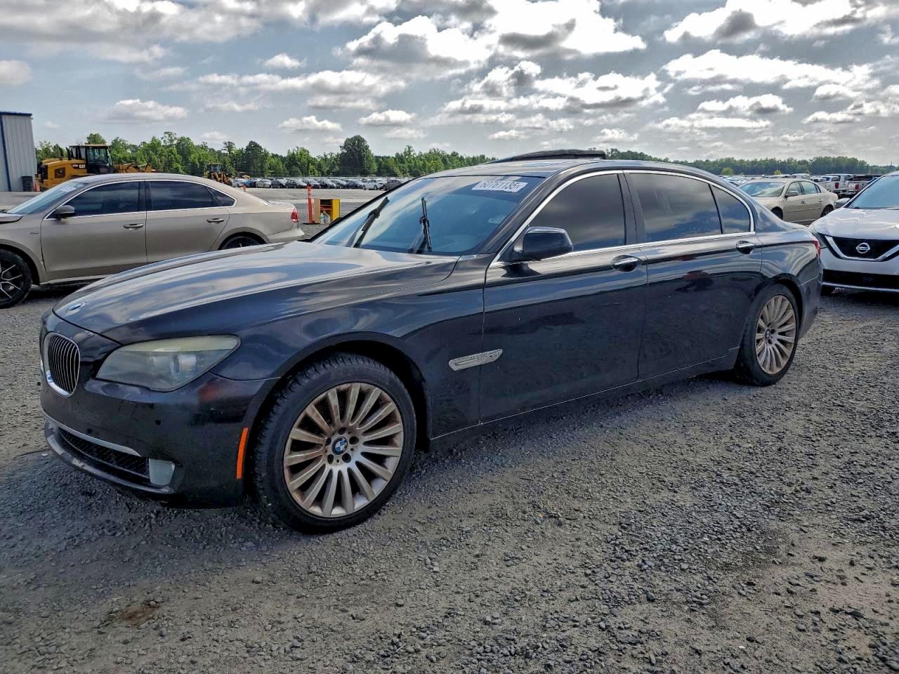 2011 Bmw 750 Lxi Black vin: WBAKC8C5XBC433748