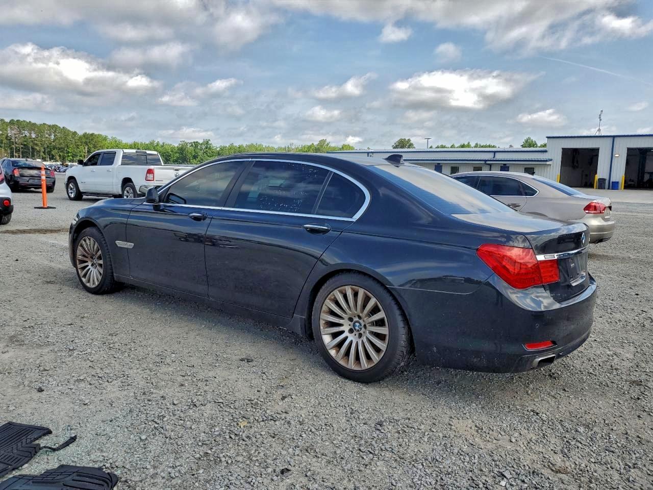 2011 Bmw 750 Lxi Black vin: WBAKC8C5XBC433748