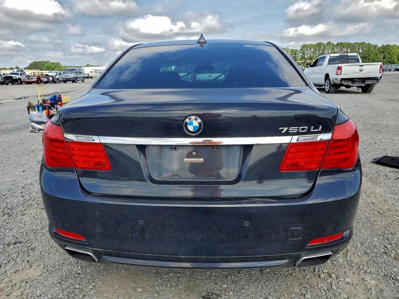 2011 Bmw 750 Lxi Black vin: WBAKC8C5XBC433748
