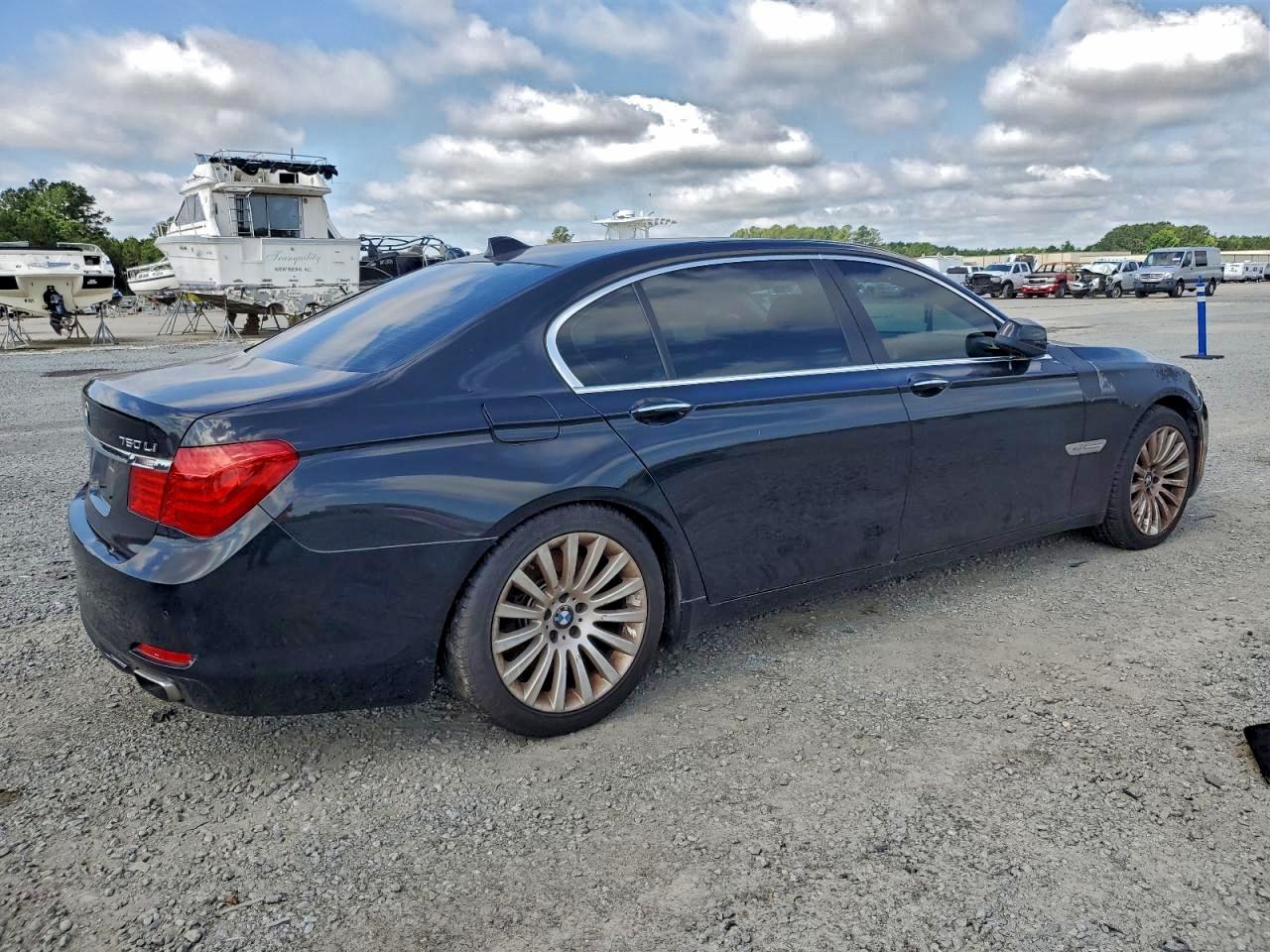 2011 Bmw 750 Lxi Black vin: WBAKC8C5XBC433748