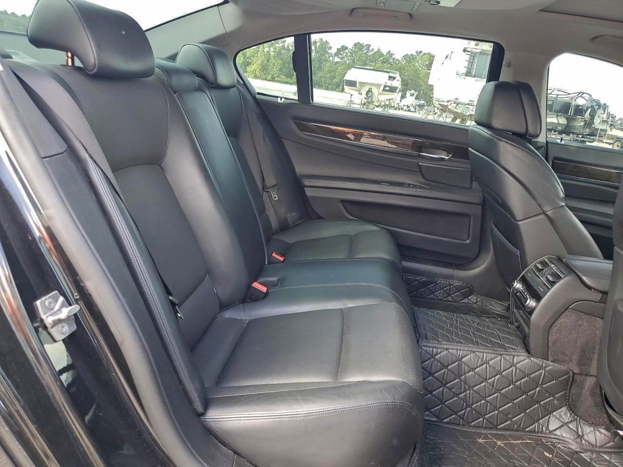 2011 Bmw 750 Lxi Black vin: WBAKC8C5XBC433748