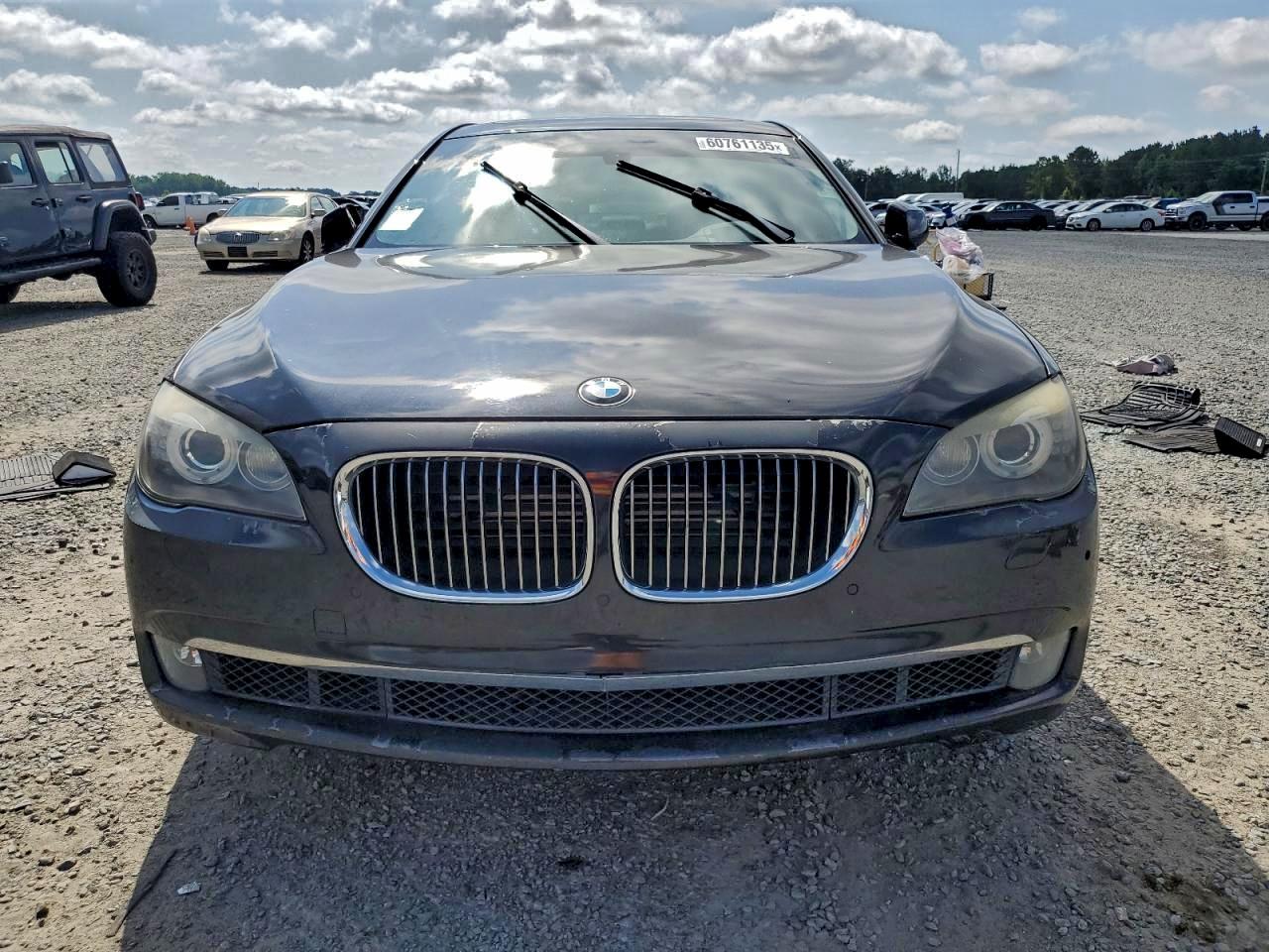2011 Bmw 750 Lxi Black vin: WBAKC8C5XBC433748