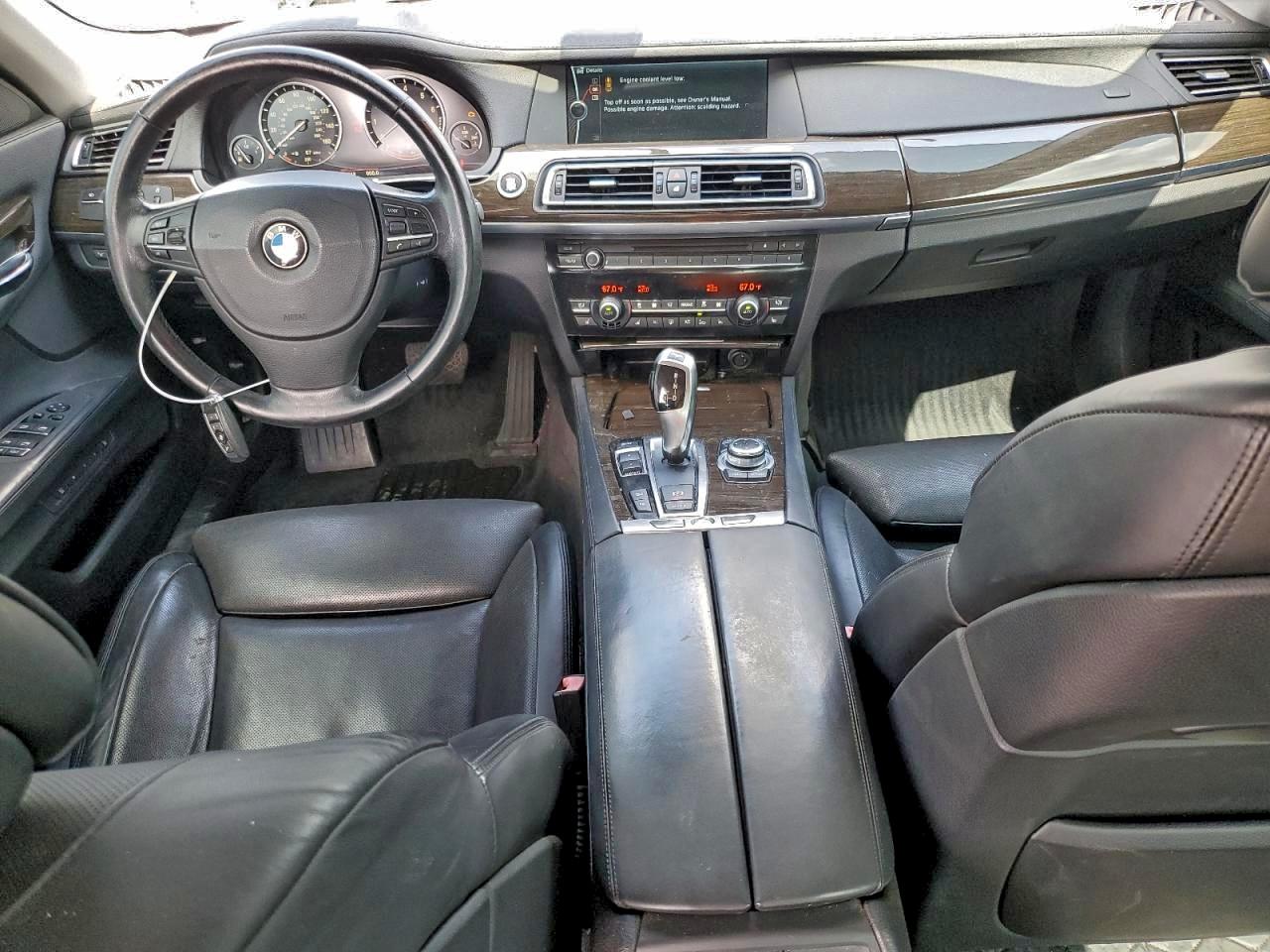 2011 Bmw 750 Lxi Black vin: WBAKC8C5XBC433748