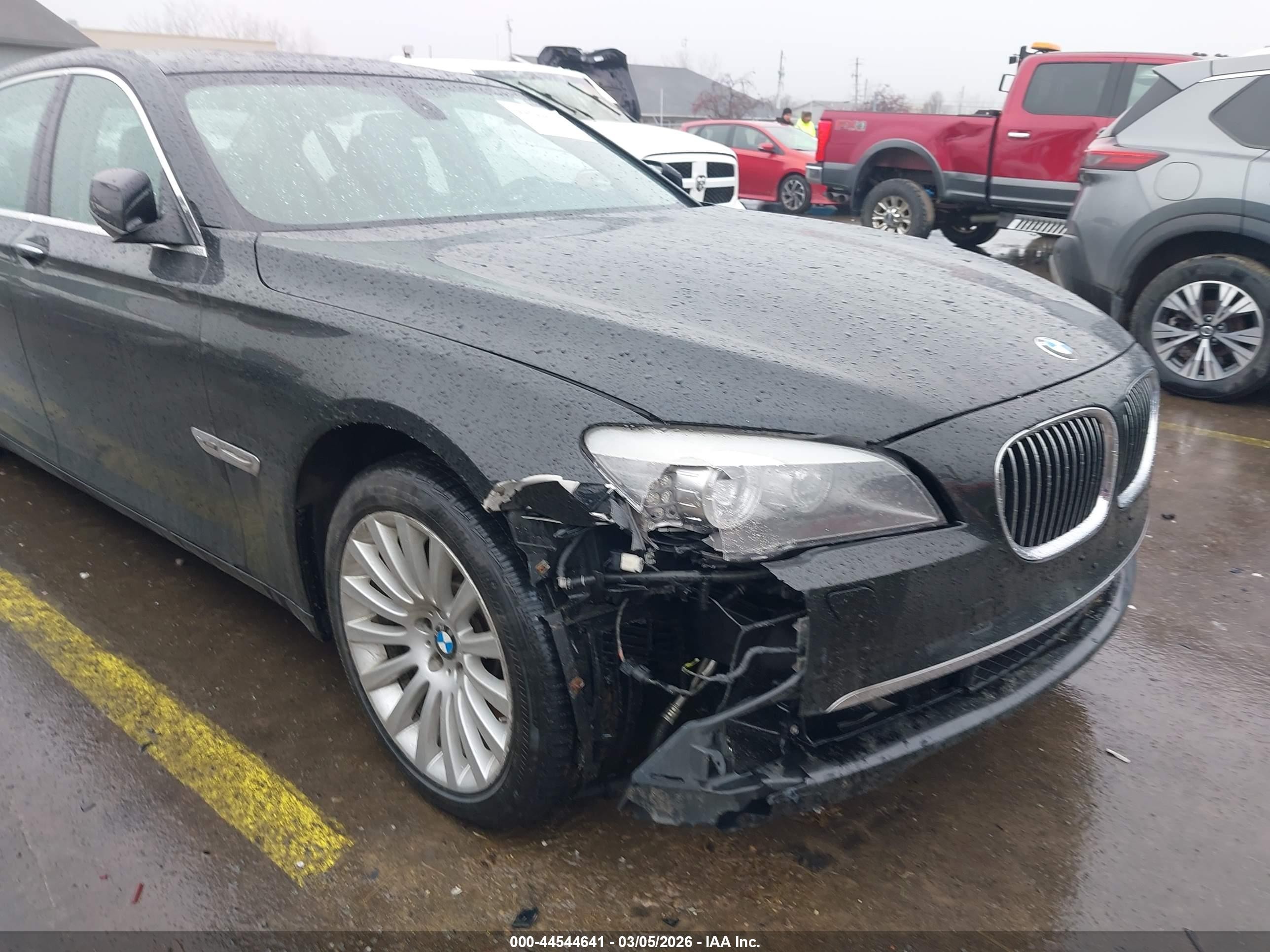 2012 Bmw 750li Xdrive Black vin: WBAKC8C5XCC436909