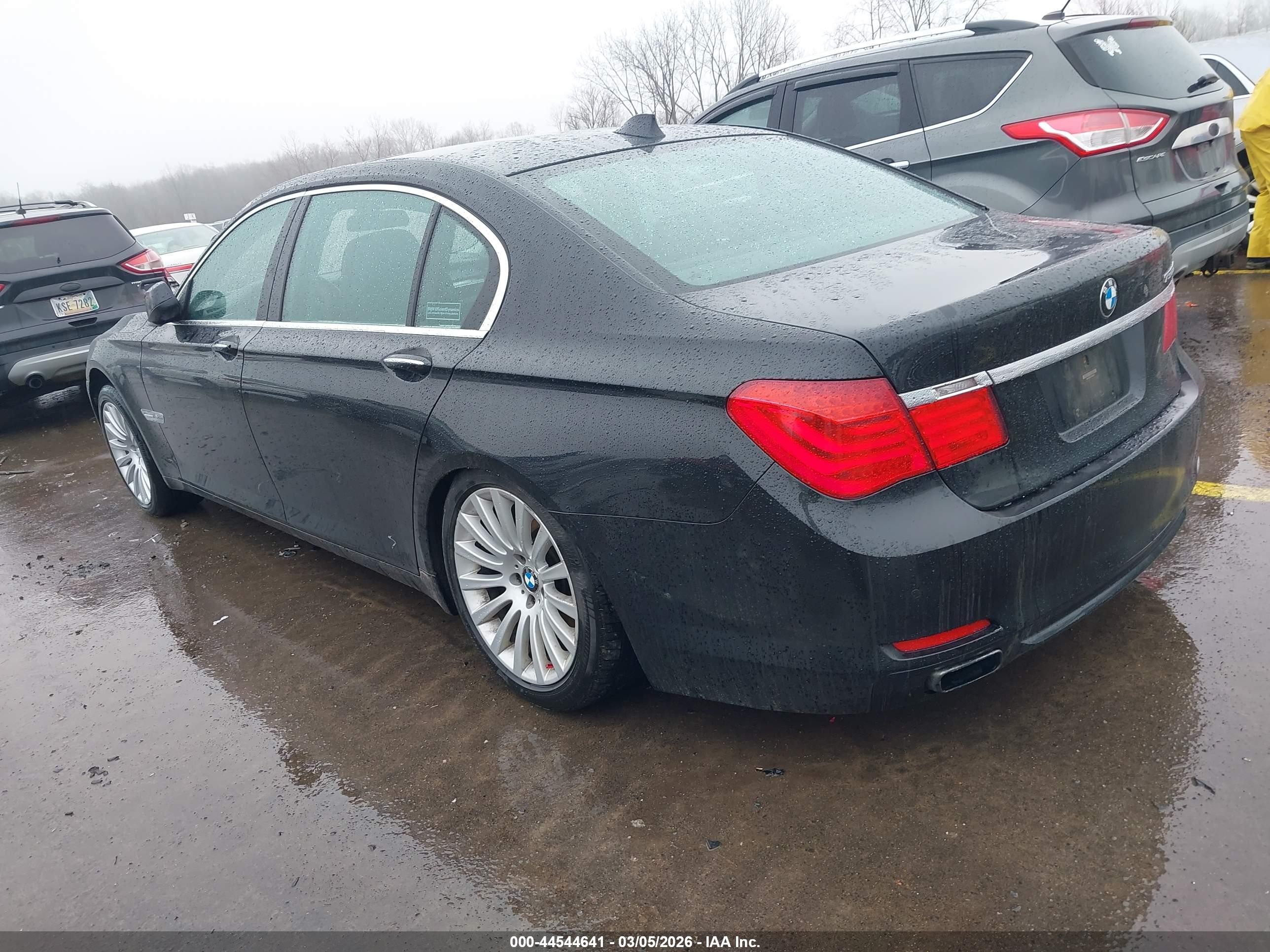 2012 Bmw 750li Xdrive Black vin: WBAKC8C5XCC436909