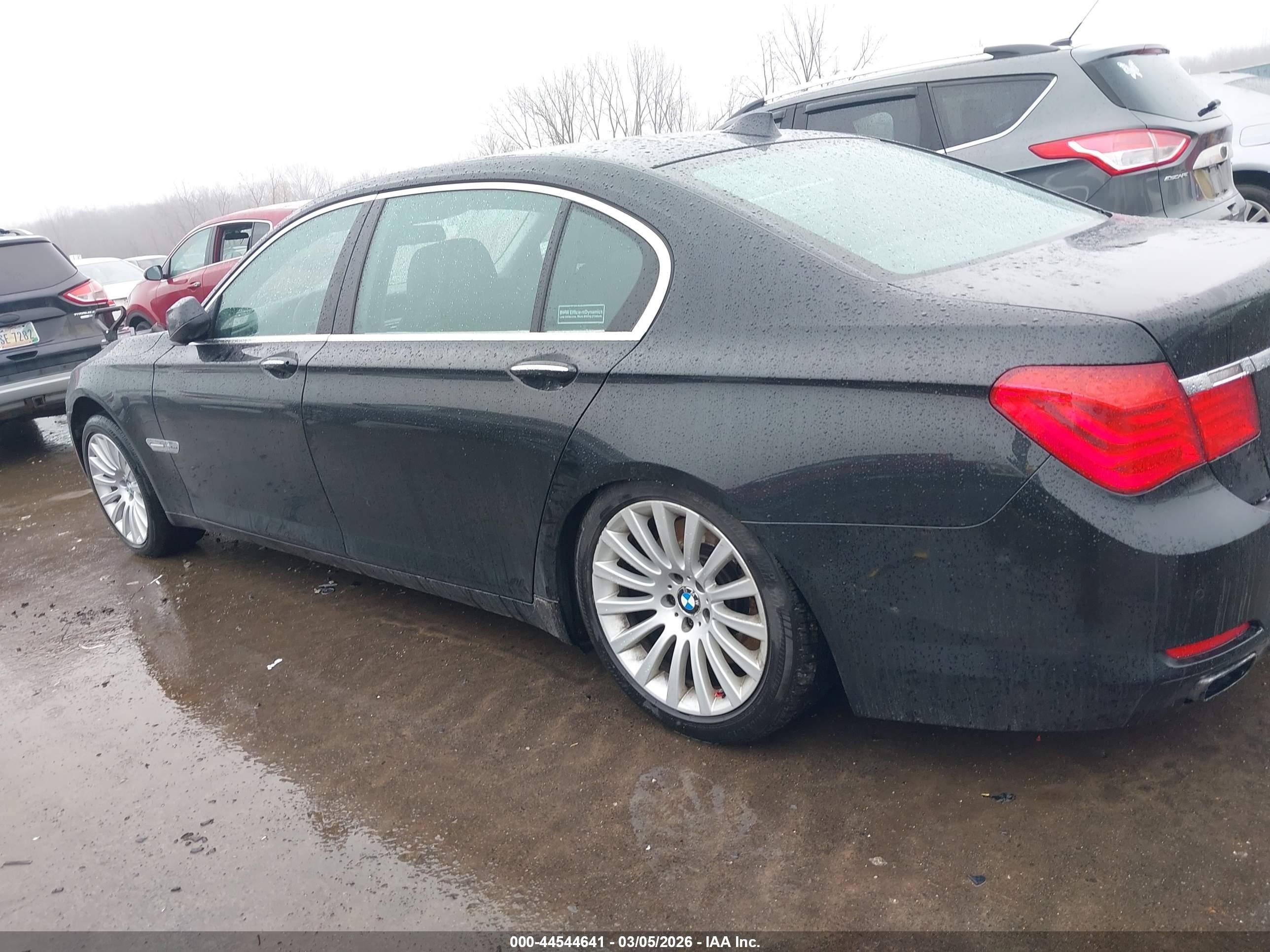 2012 Bmw 750li Xdrive Black vin: WBAKC8C5XCC436909
